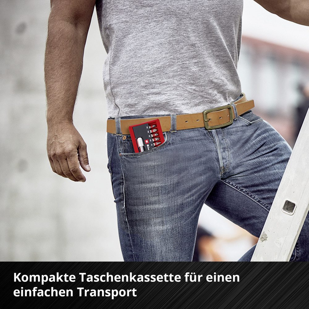 Einhell Bit-Set Einhell Bit Taschenbox 11tlg 118663 Bit-Set PH, PZ, Innen-Sechskant