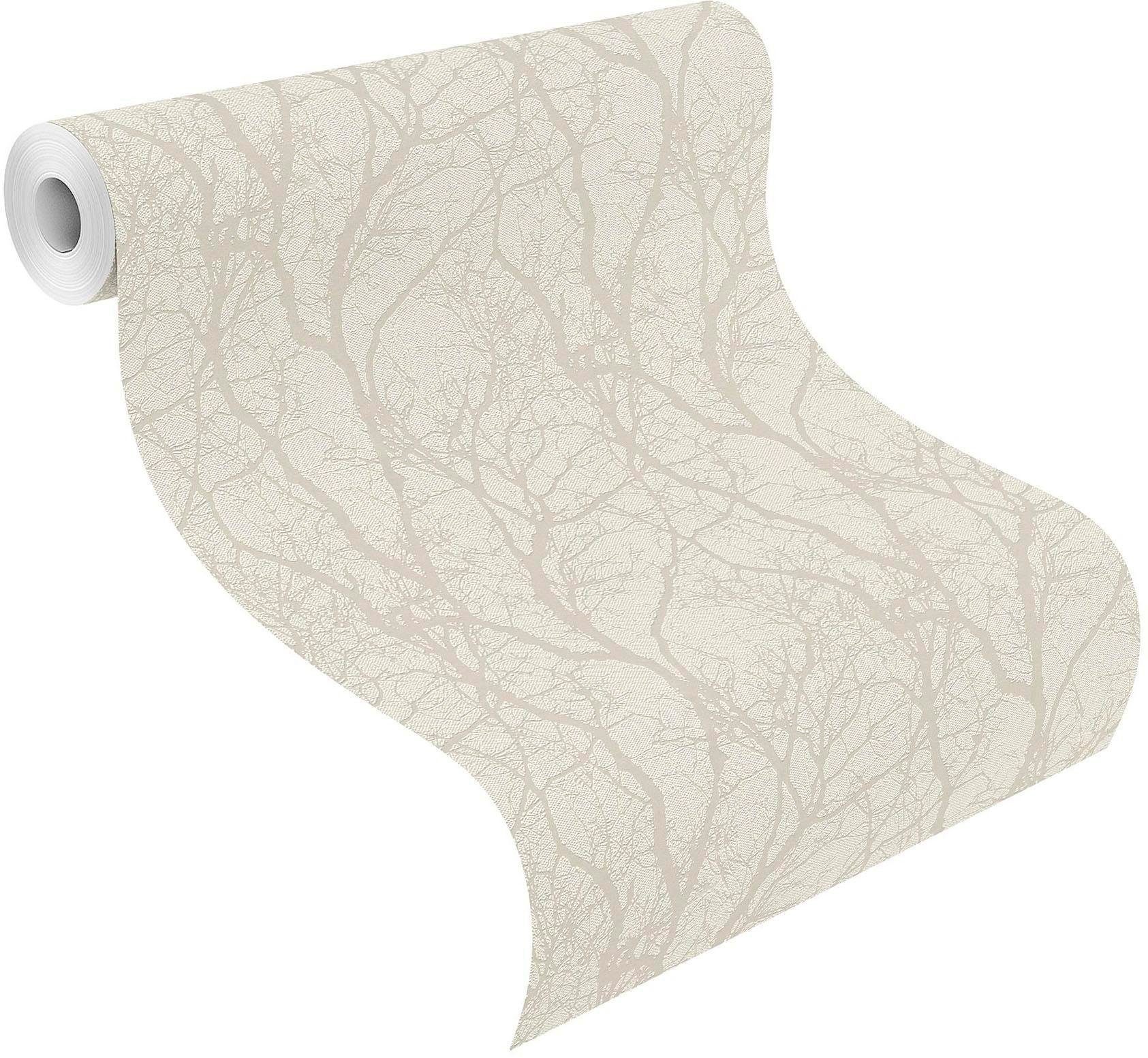 Rasch Strukturtapete #Tapetenwechsel, aufgeschäumt, floral, gemustert, (1 St)