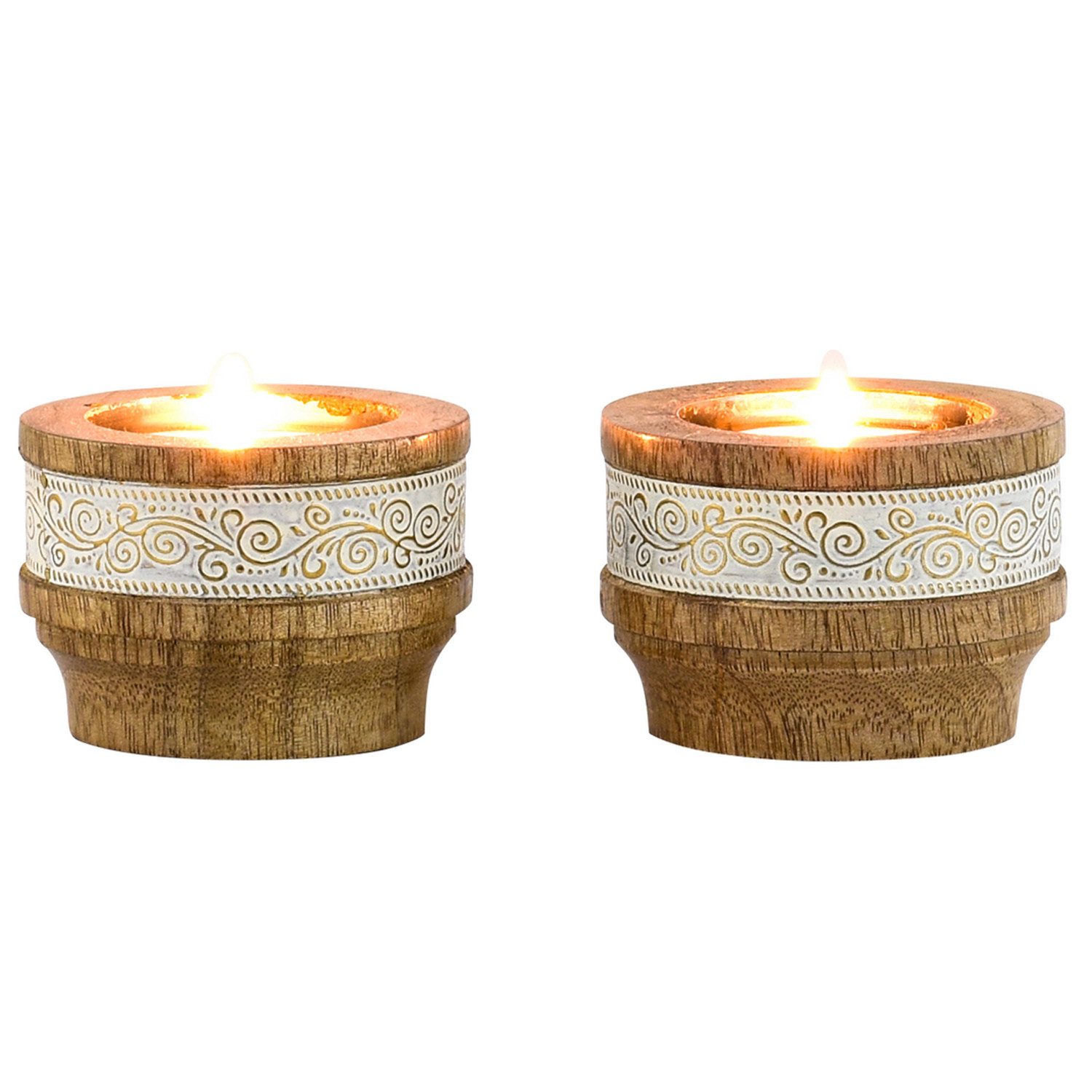 Marrakesch Orient & Mediterran Interior Tischkerzenhalter 2er Set Boho Deko günstig online kaufen