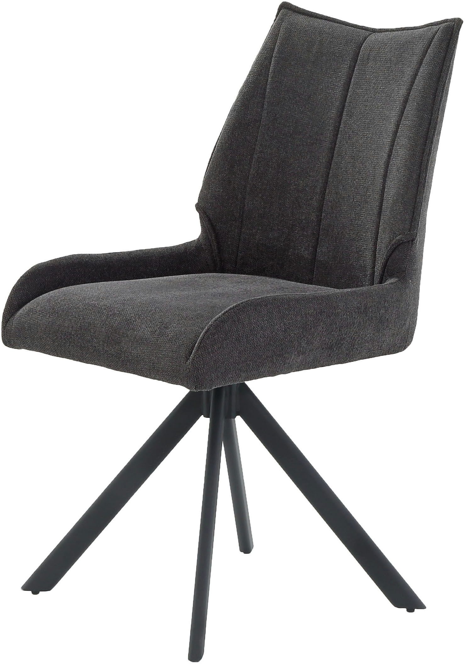 Jockenhöfer Gruppe Essgruppe Olbia/Madison Sitzgruppe (Set, 5-tlg., 1 Ausziehtisch und 4 Stühle), (5-tlg), Tisch mit Butterflyauszug, 120-160 cm, Wildeiche – Bild 5 von 5