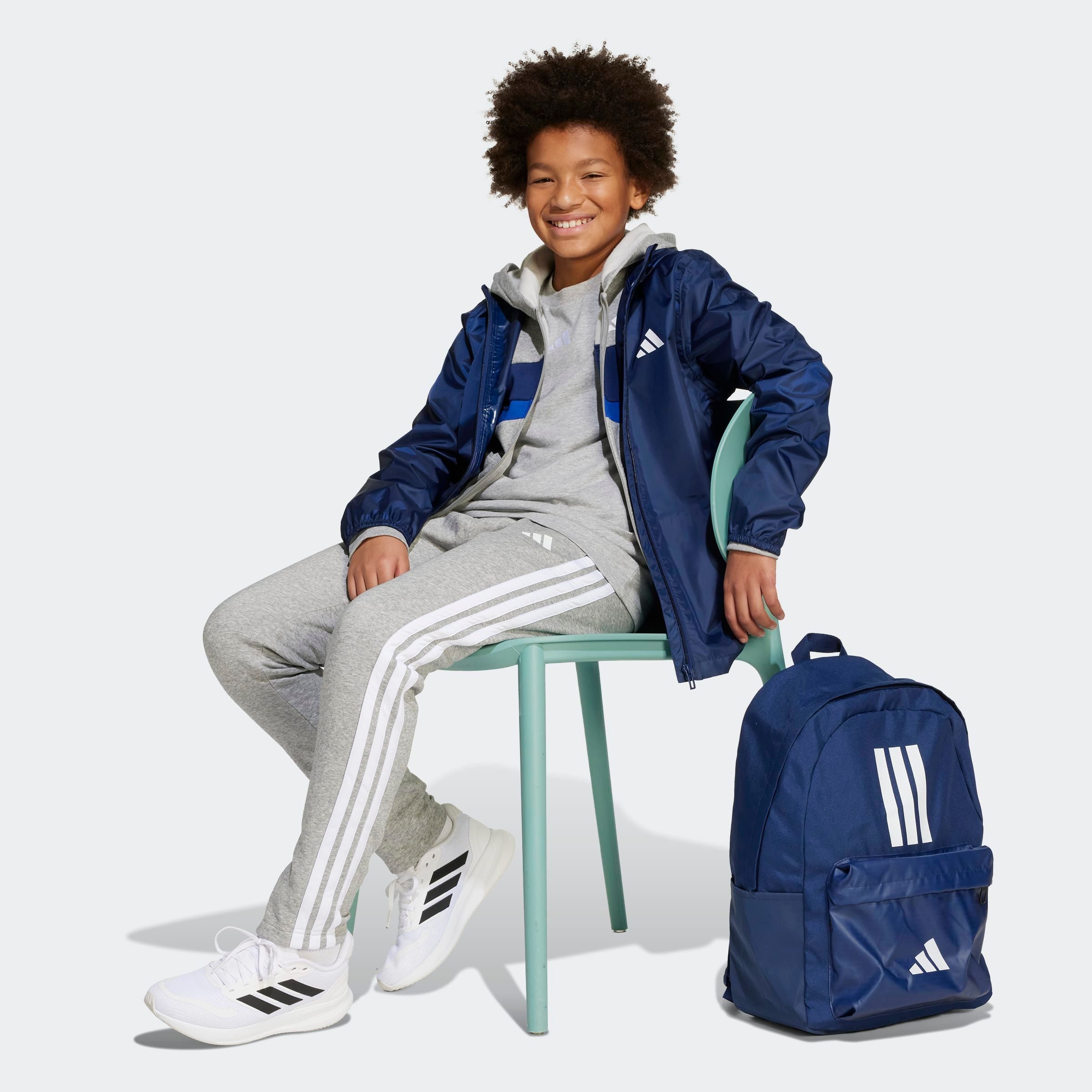 adidas Sportswear Regenjacke J RAIN JKT für Kinder, mit climaproof®, aus Polyester, in normaler Länge