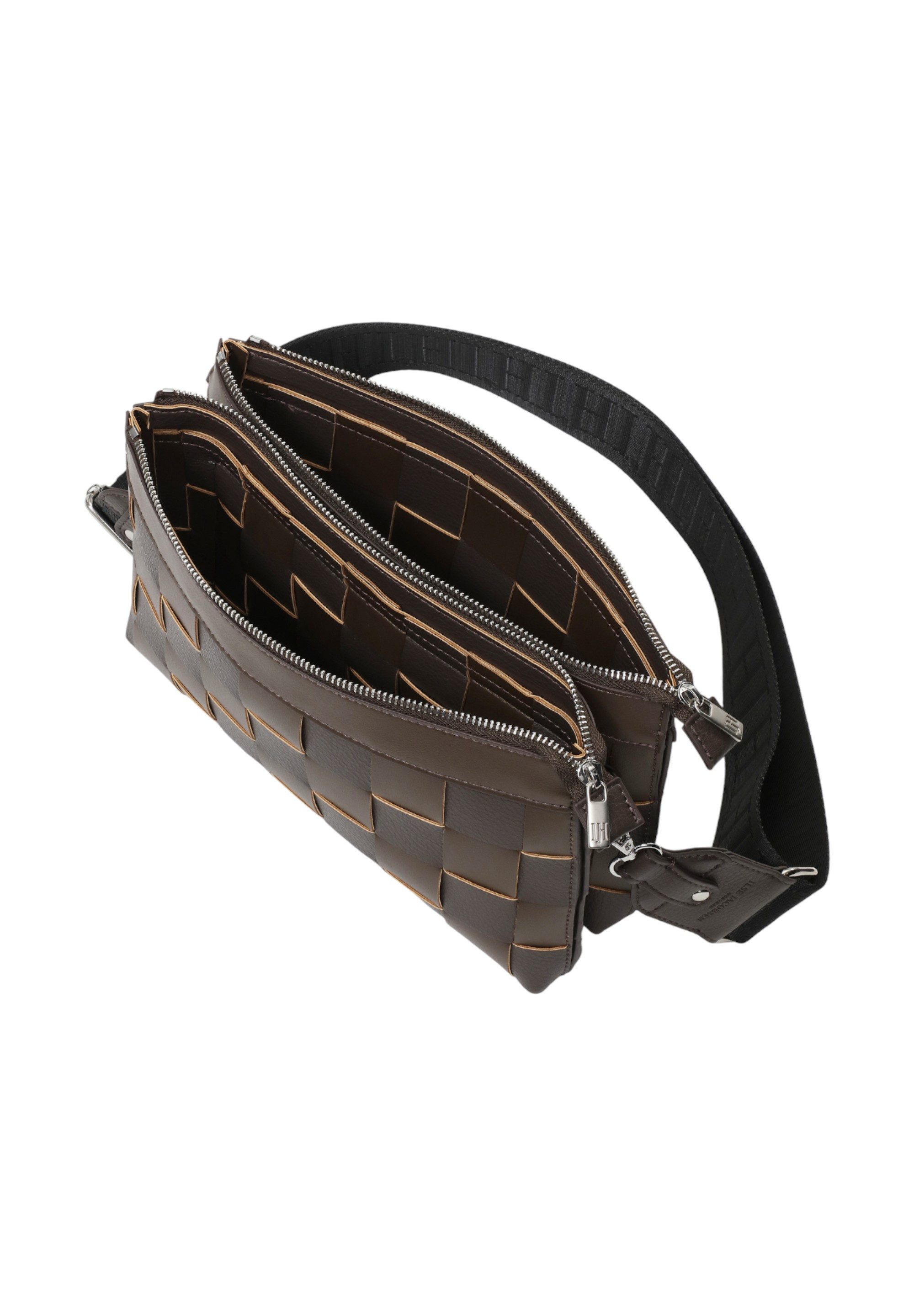 Ilse Jacobsen Umhängetasche CHIP12, Praktische Schultertasche, flexibel, amnehmbarer Logo-Gurt