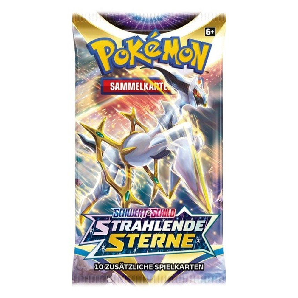 POKÉMON Sammelkarte Schwert und Schild: Strahlende Sterne Booster Pack