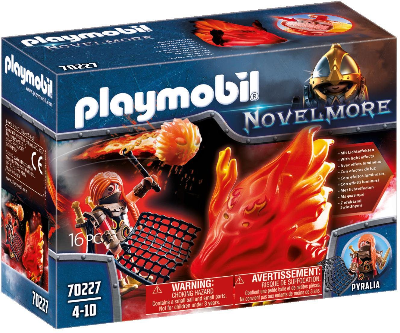Image of Playmobil® Konstruktions-Spielset »Burnham Raiders Feuergeist und die Hüterin des Feuers (70227), Novelmore«, (16 St), Made in Europe