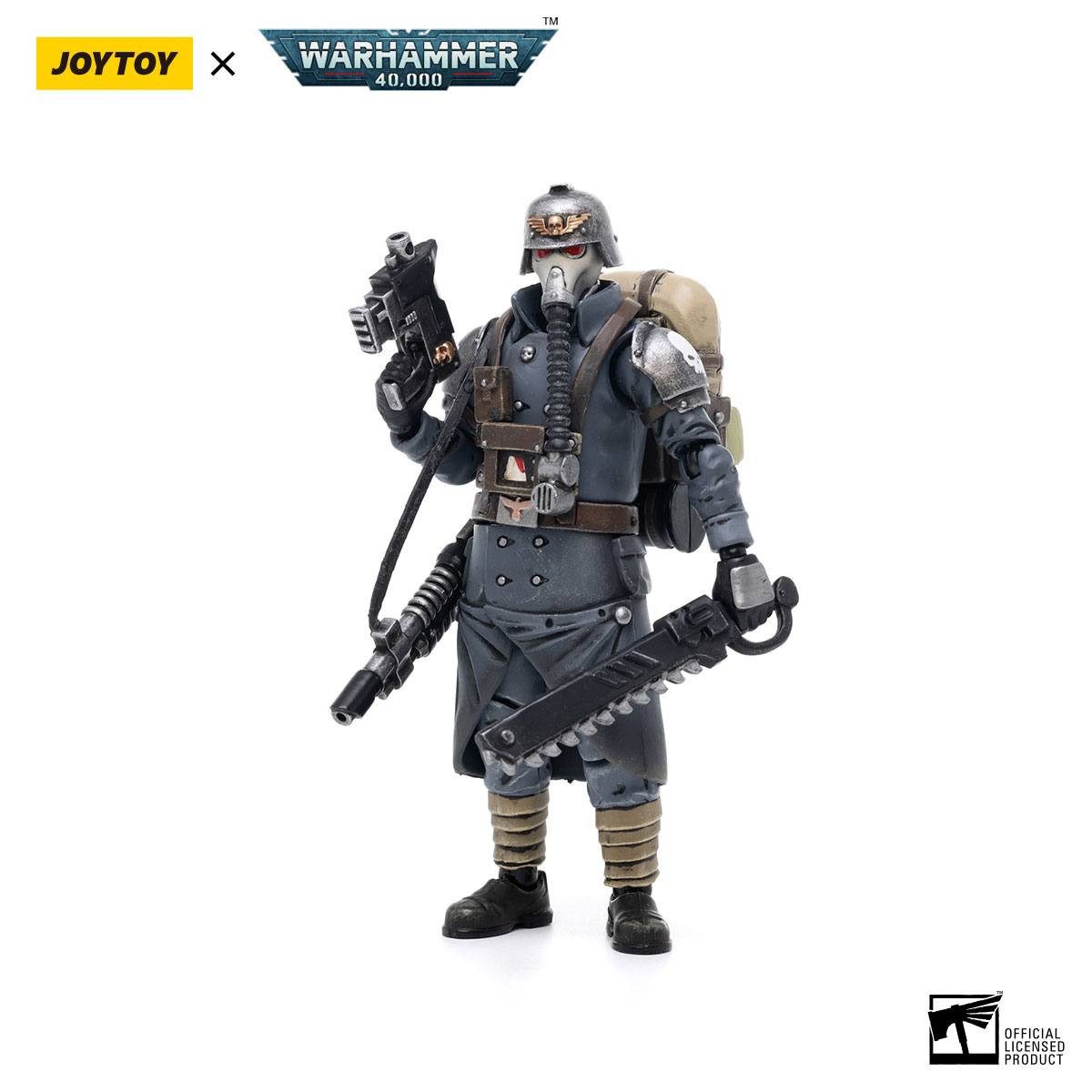Joy Toy (CN) Actionfigur Warhammer 40k Actionfigur 1/18 Death Korps of Krieg Veteran Squad Serg