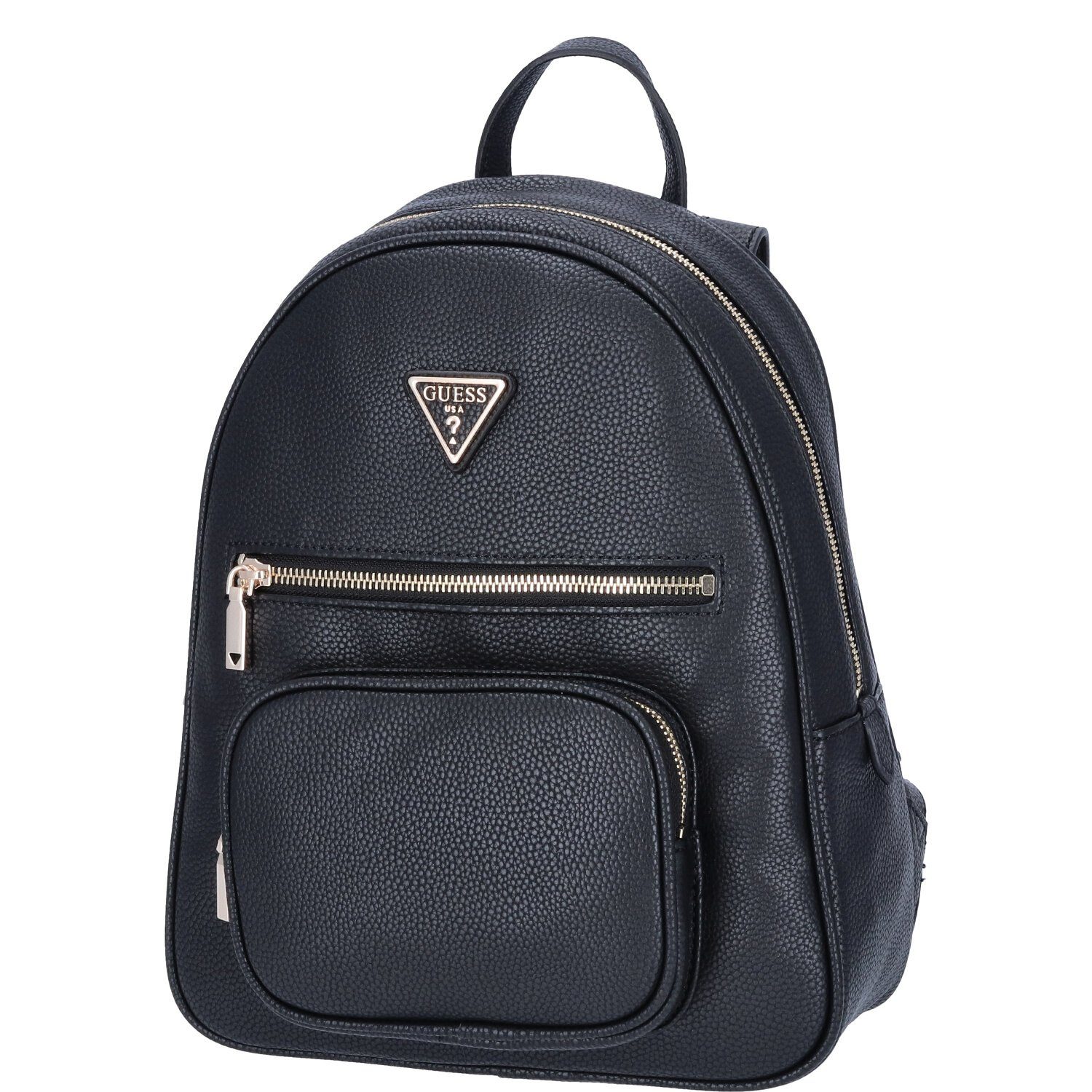 Guess Freizeitrucksack GUESS Damen Rucksack Eco Elements Black (1-tlg)