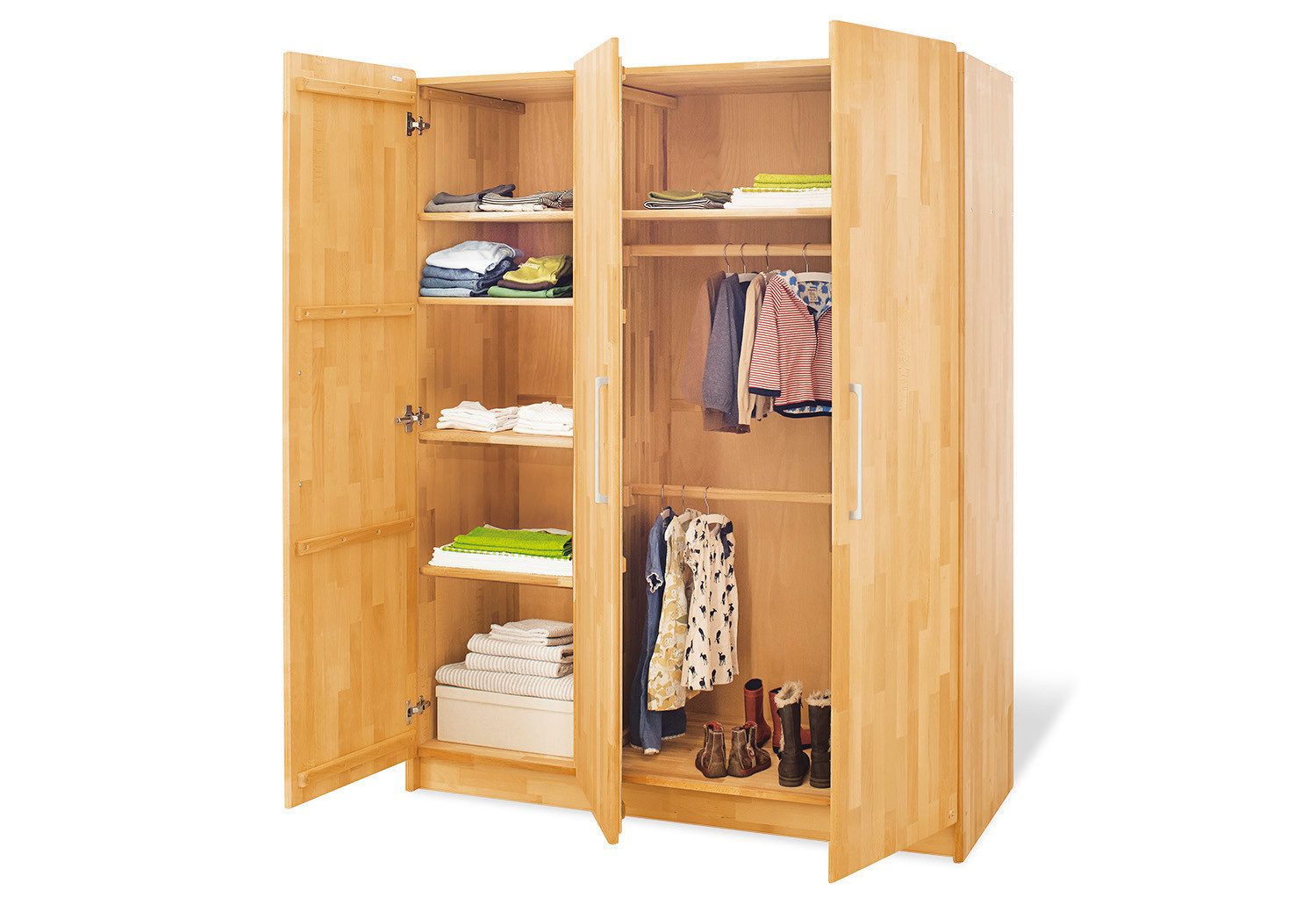 Pinolino® Kinderkleiderschrank Kleiderschrank 'Natura' groß