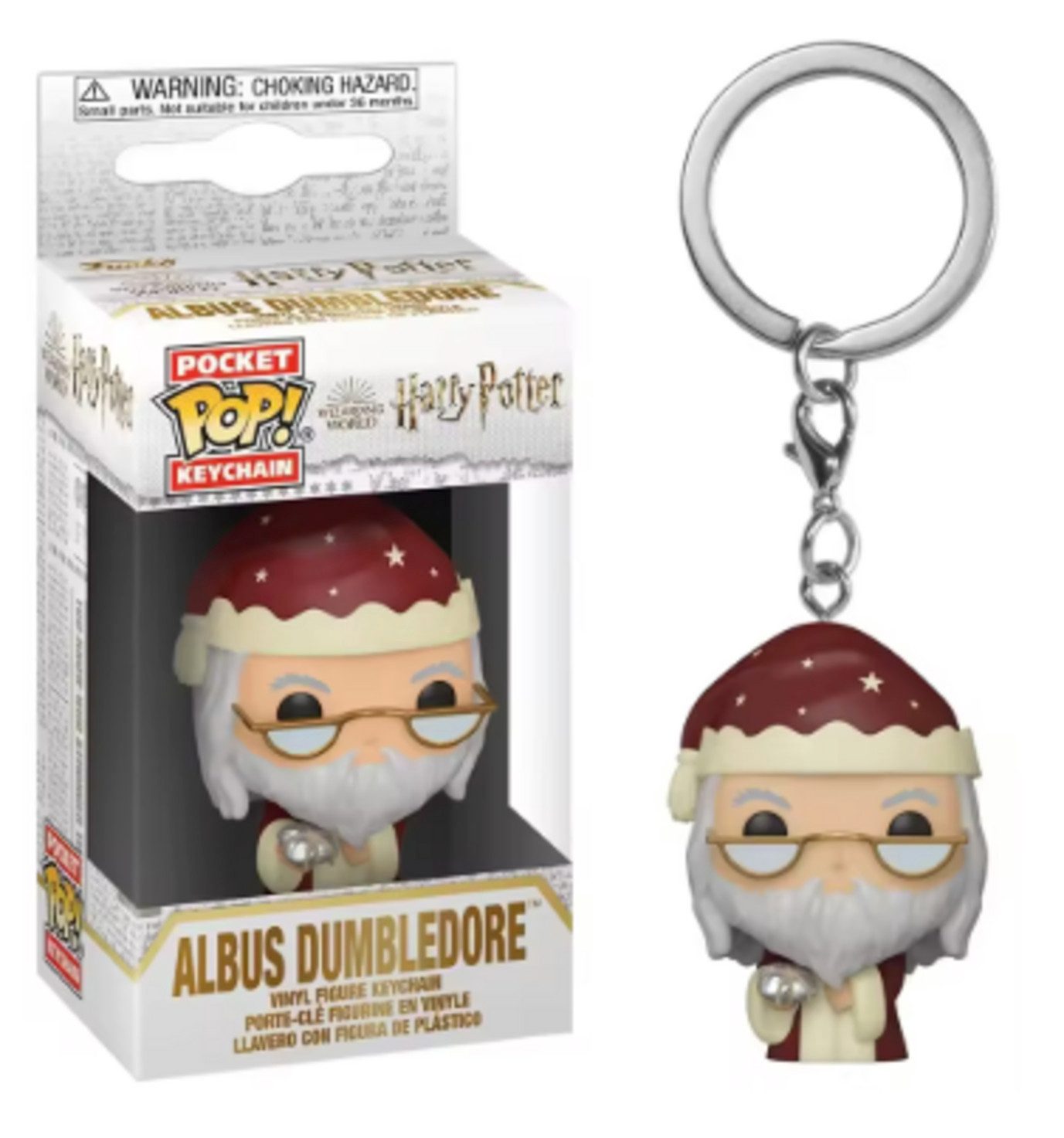 Funko Schlüsselanhänger Merchandise Figur, Sammelfigur Schlüsselanhänger Dumbledore, Harry Potter Figur mit Geschenkbox