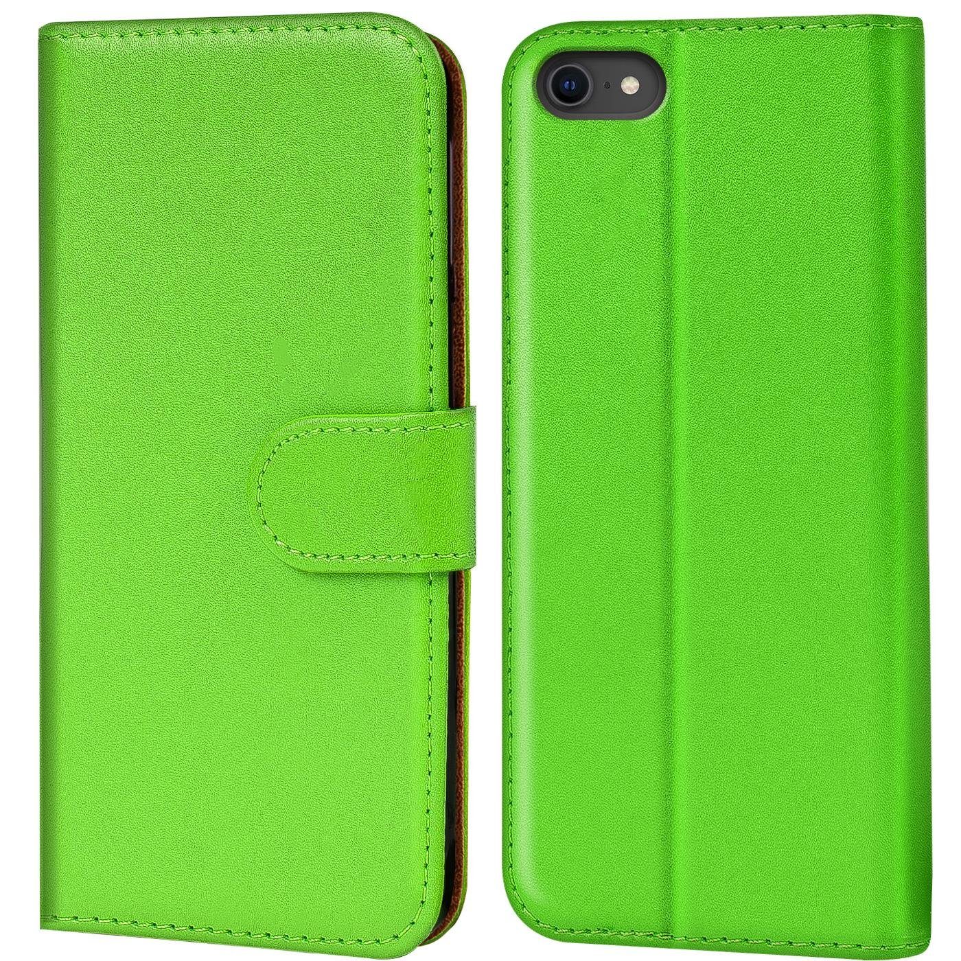 CoolGadget Handyhülle Book Case Handy Tasche für iPhone SE 2020 2022, iPhone 7/8 4,7 Zoll, Hülle Klapphülle Cover für iPhone SE 2020/2022, iPhone 7/8 Schutzhülle