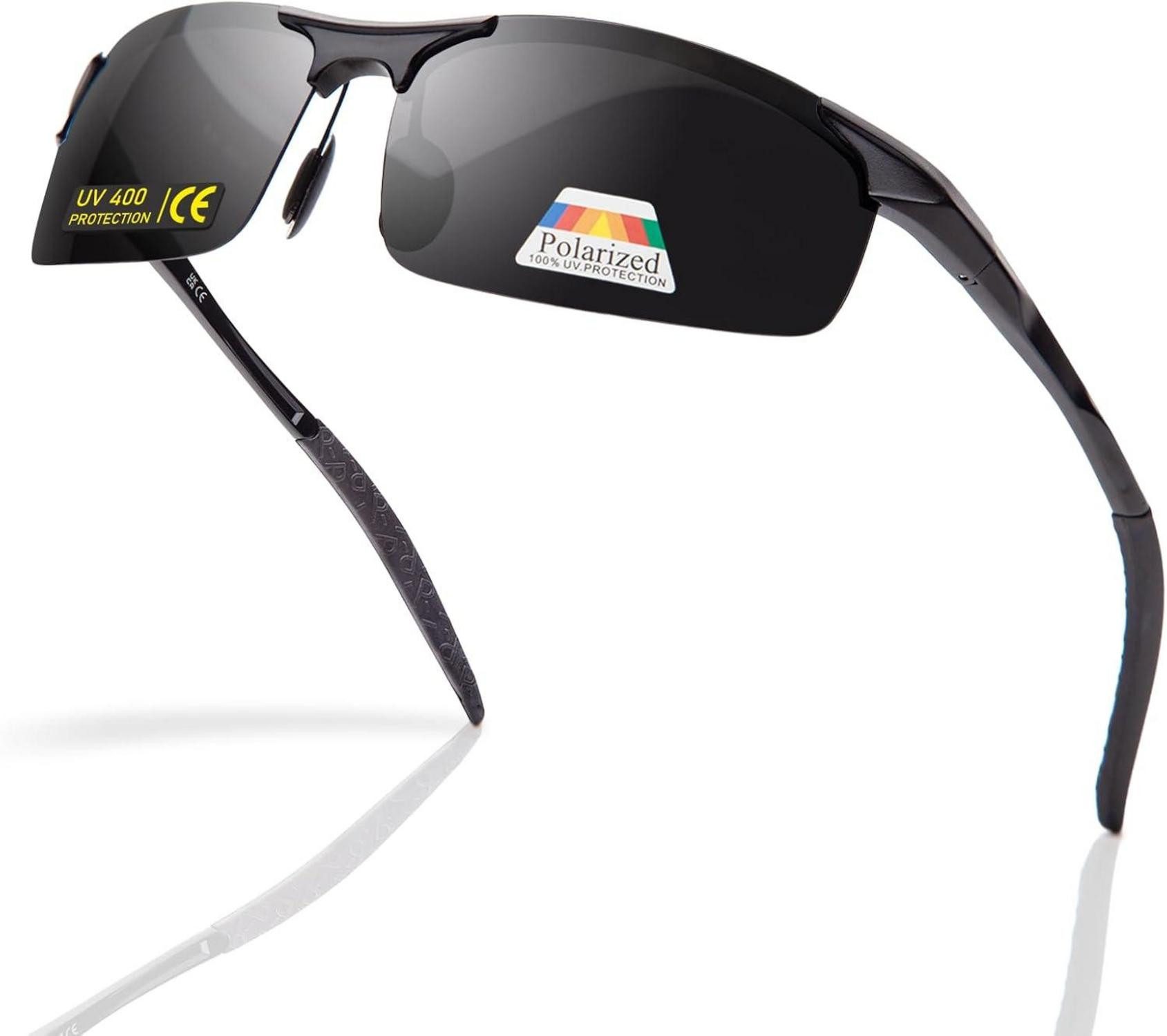 Sonnenbrille Polarisierte Sportsonnenbrille UV400 Aluminiumrahmen Unisex