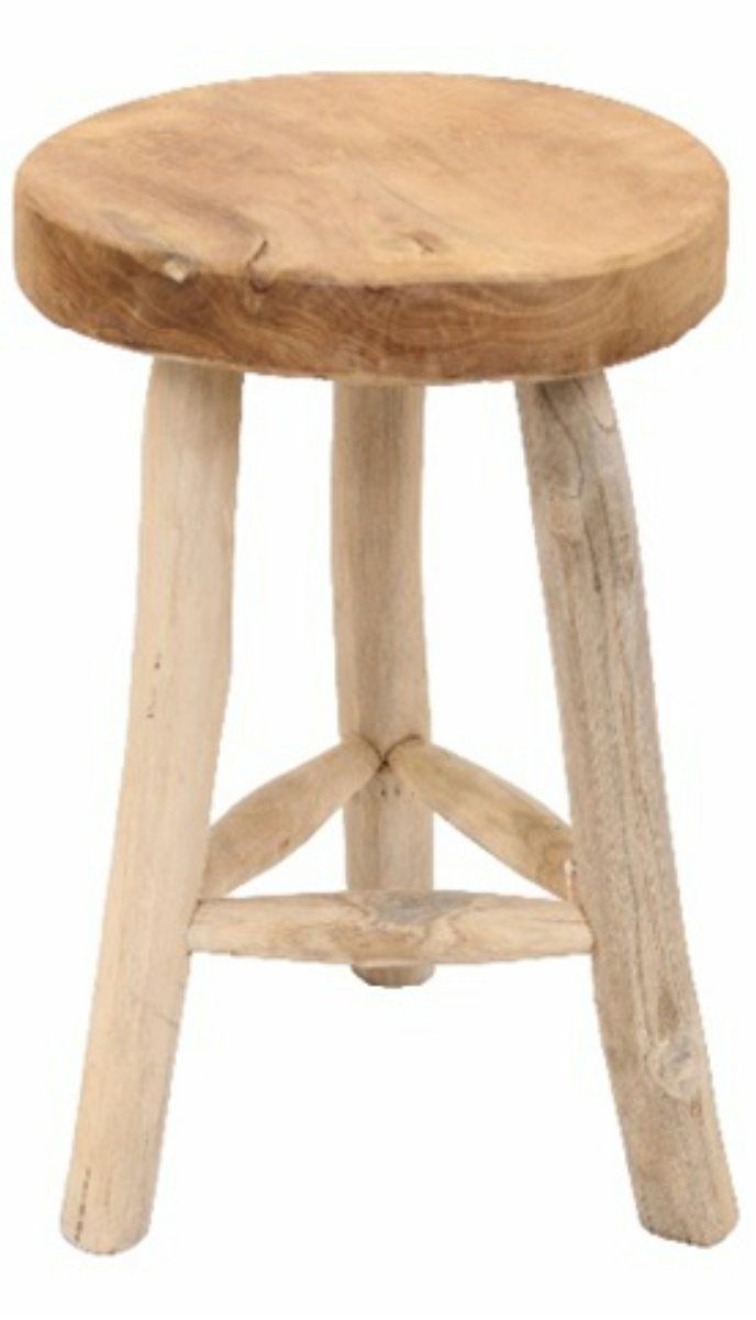 Van der Leeden Blumenhocker Holzhocker Teakholz günstig online kaufen