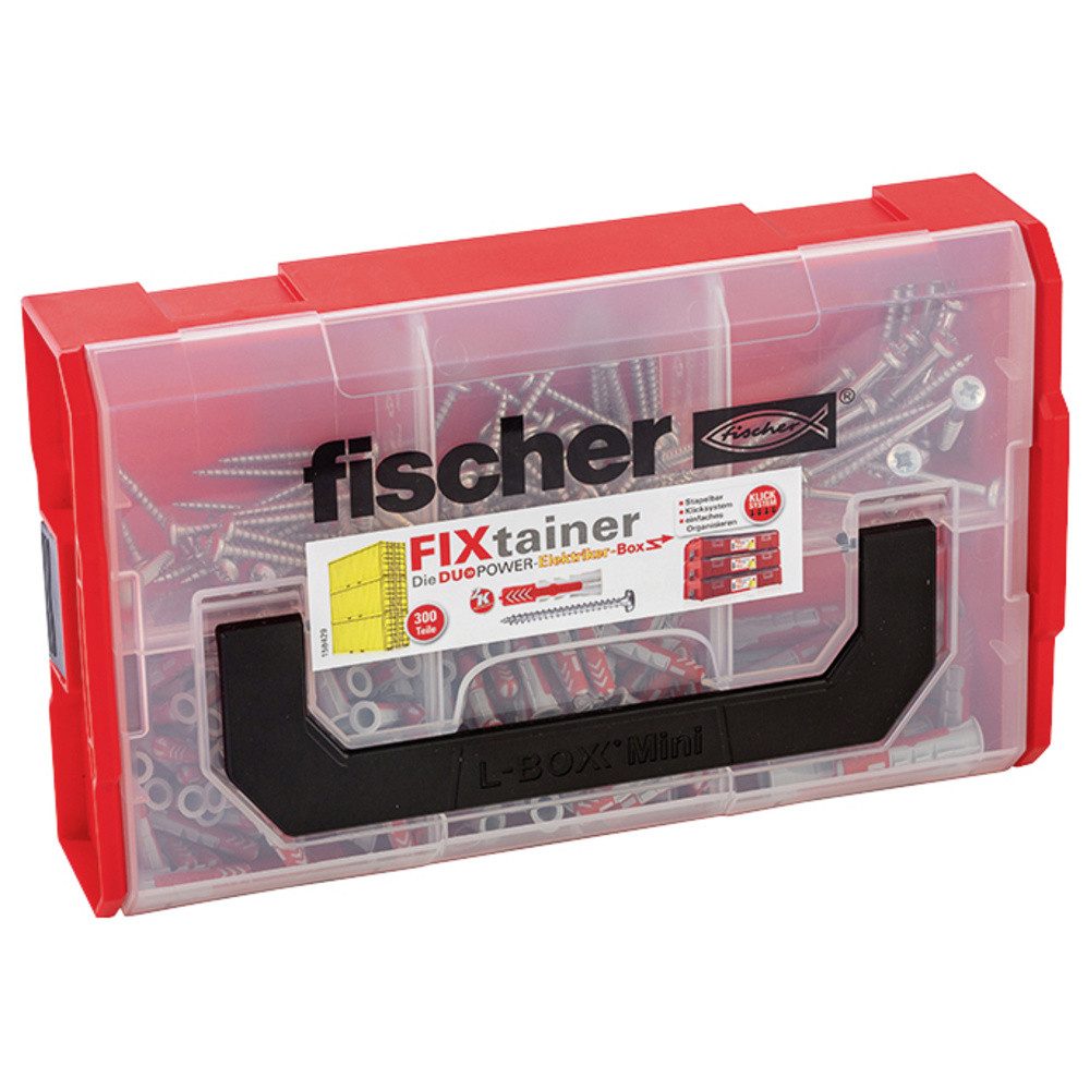 Fischer Dübel-Set Fischer 535970 DUOPOWER Dübelsortiment 300 Teile