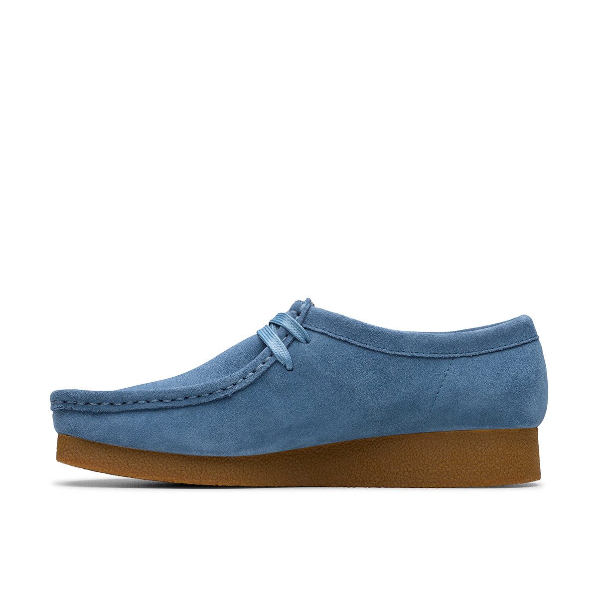 Clarks Clarks WallabeeEVOSh 26181476 4, Schnürschuhe, Blau, Damen Schnürsch günstig online kaufen