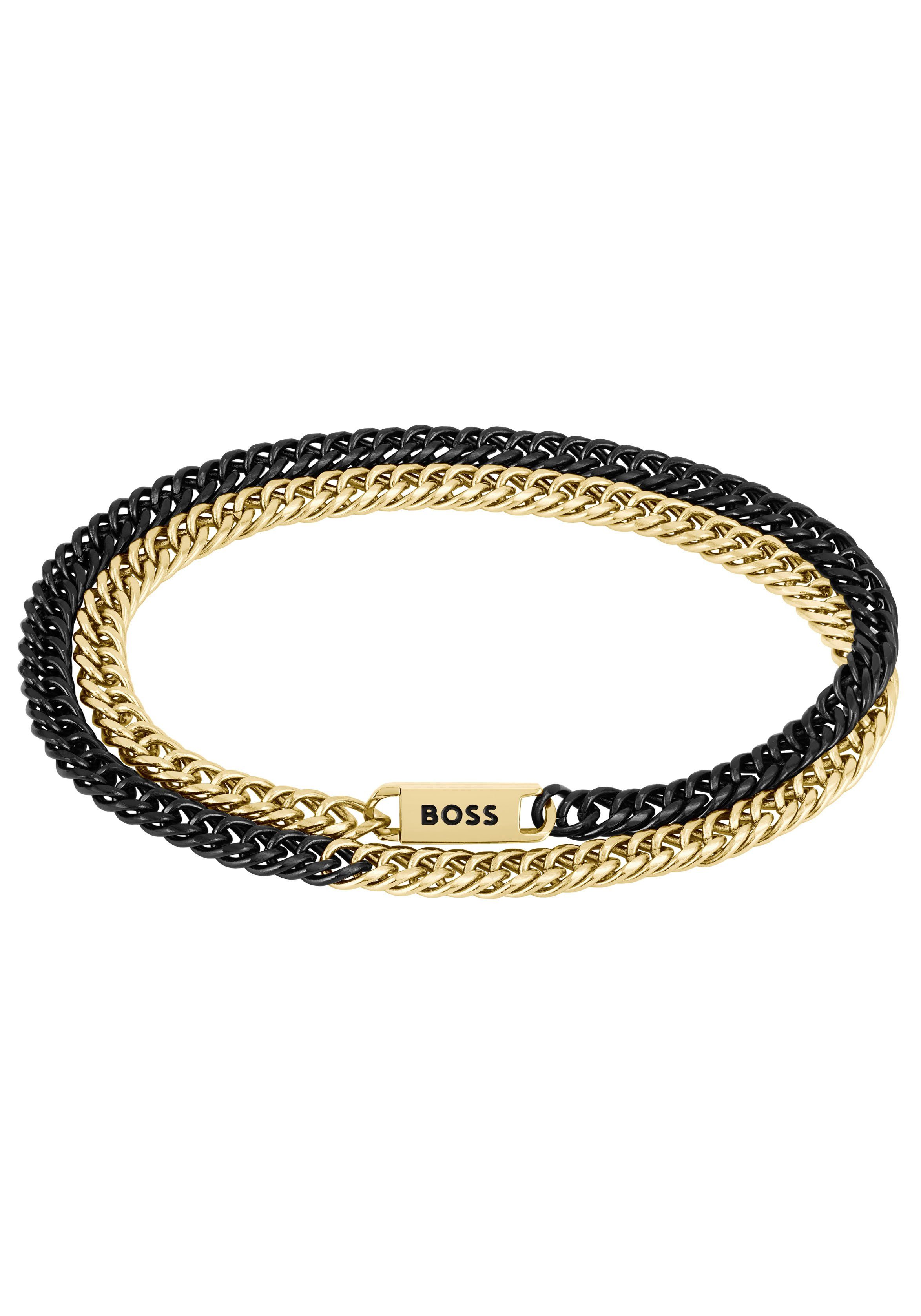 BOSS Armband Schmuck Edelstahl Armschmuc...