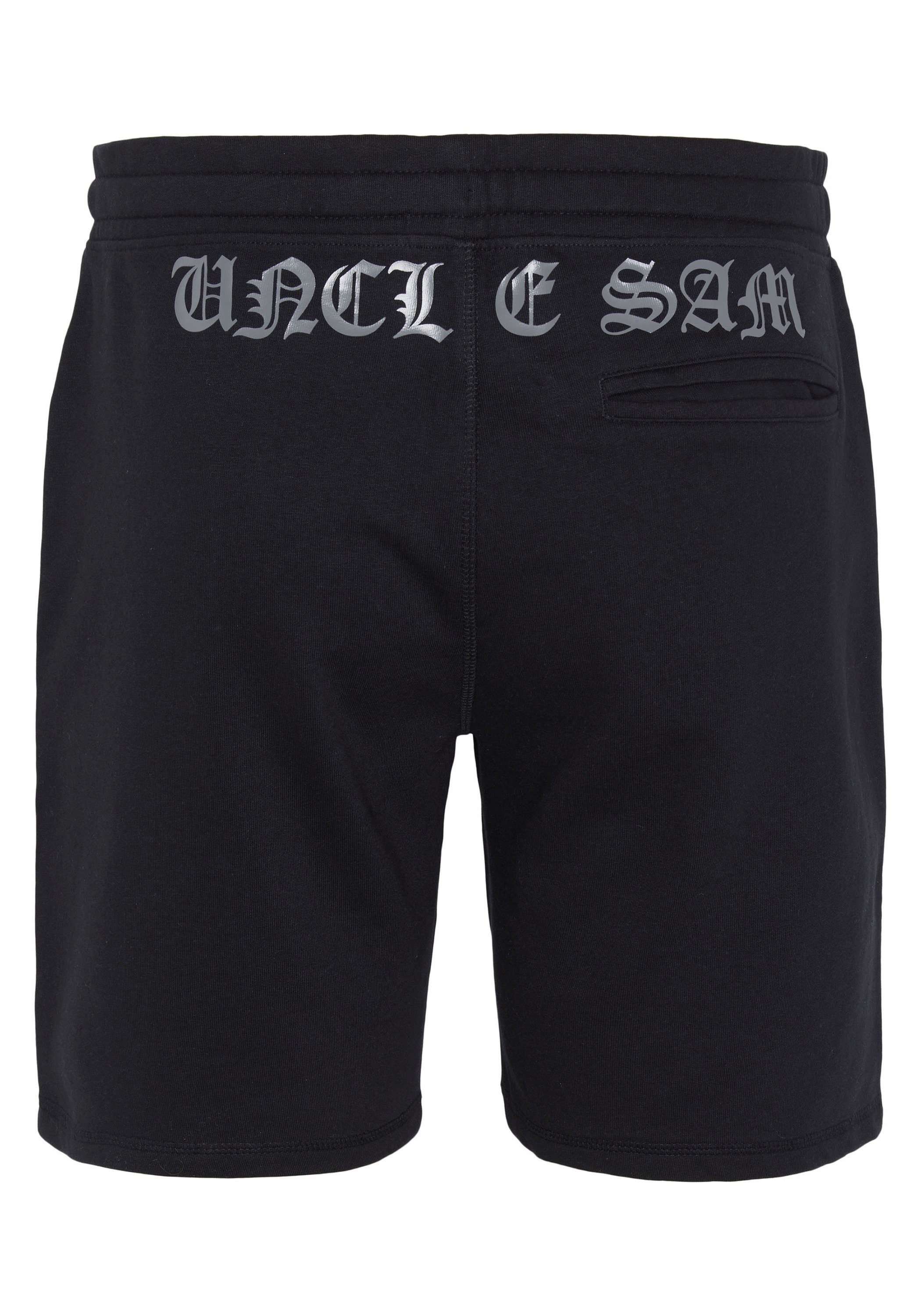 Sam 19-3911 Uncle Print mit Uncle Black Sam Deep Sweatshorts