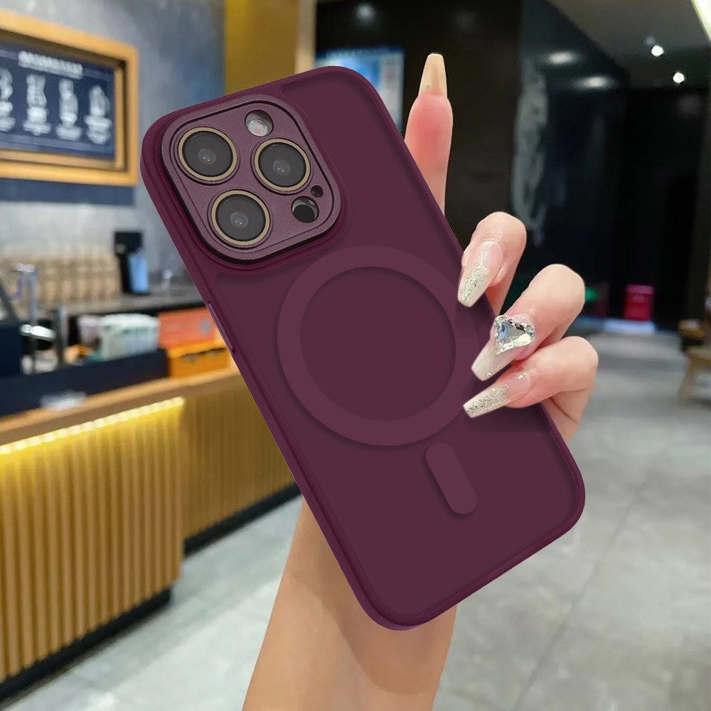 FITSU Handyhülle Schutzhülle für Apple iPhone Hülle MagSafe kompatible Handyhülle Case, Hülle für Apple iPhone 16 Pro Max, 16 Pro, 16, 15 Pro, 15, 14, 13 Case