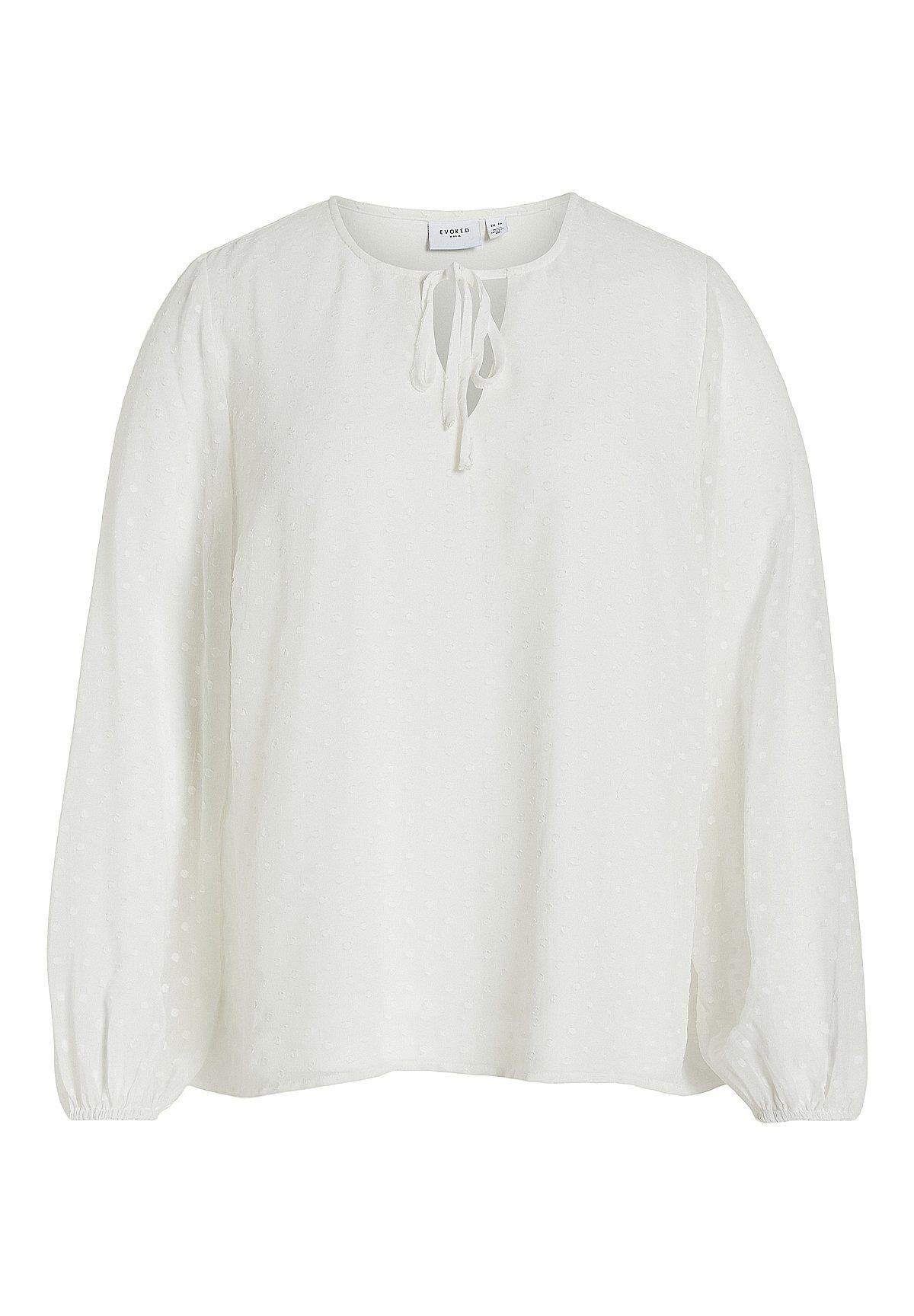 Vila Blusenshirt Plus Size Blusen mit Design Ballonärmeln VIEDEE L/S TOP/CUR - NOOS