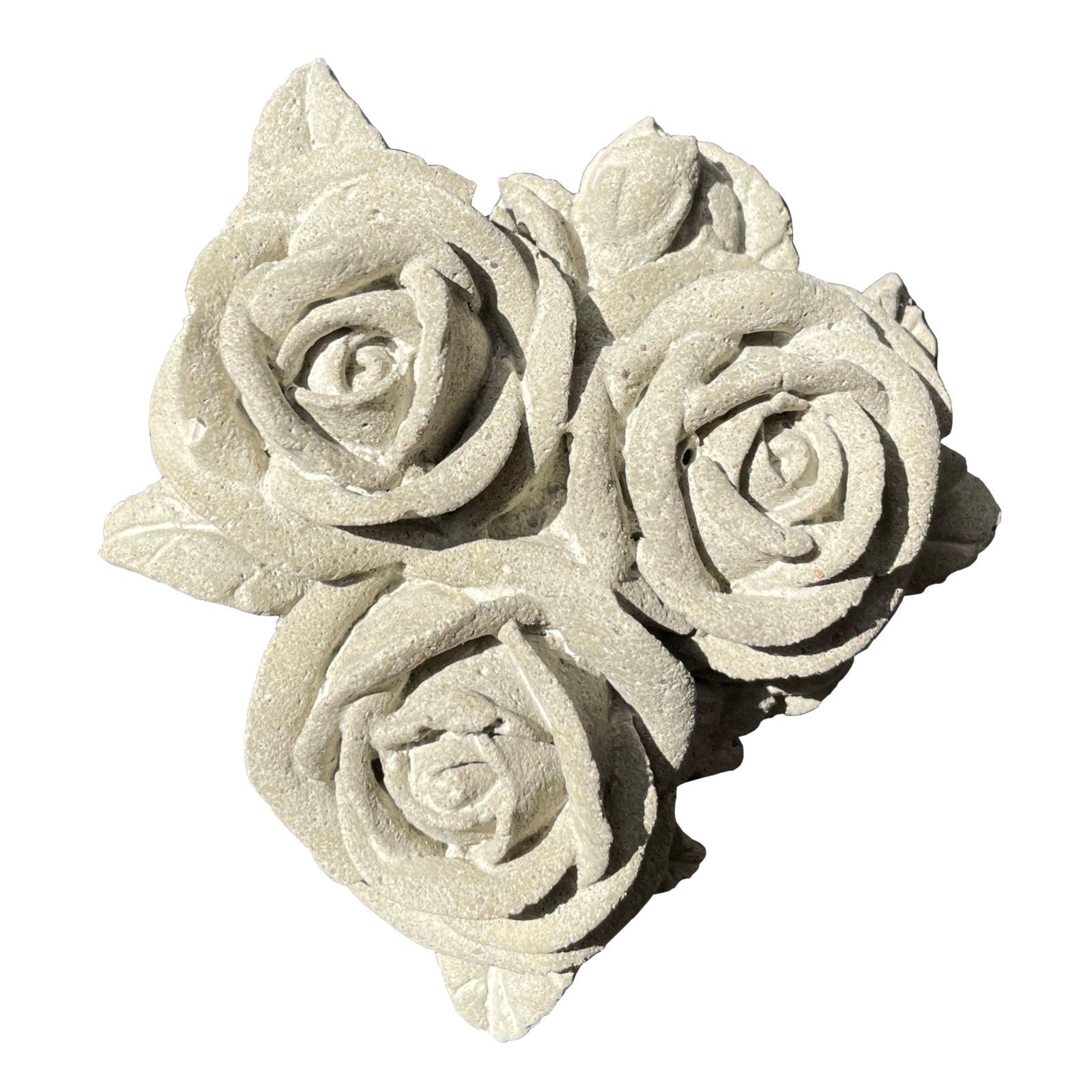 ZGM Gartenfigur Betonfigur ROSENBOUQUET, handgefertigte Dekoration für Garten und Haus, handgefertigte Dekoration für Garten und Haus