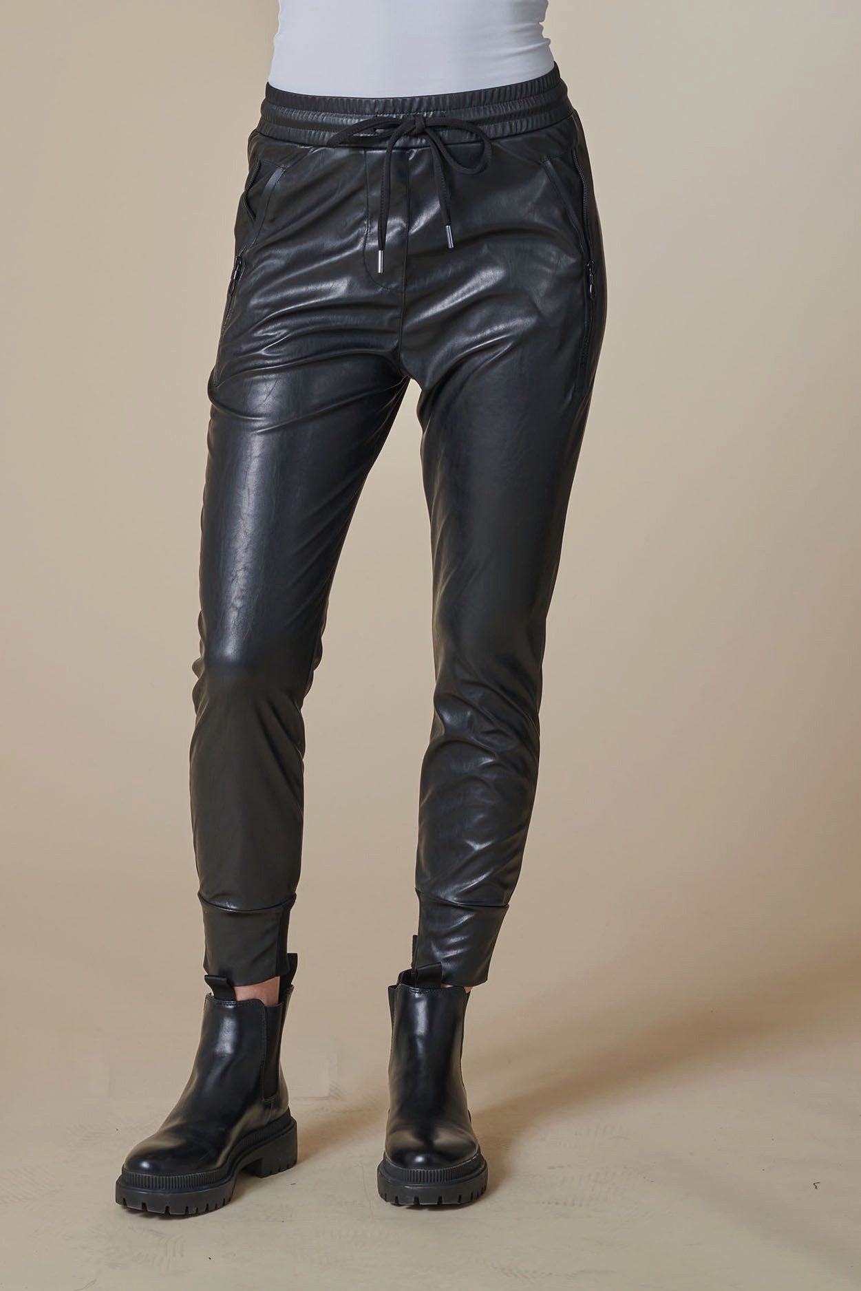 Zhrill Stoffhose ZHFABIA V LEATHER (0-tlg) günstig online kaufen