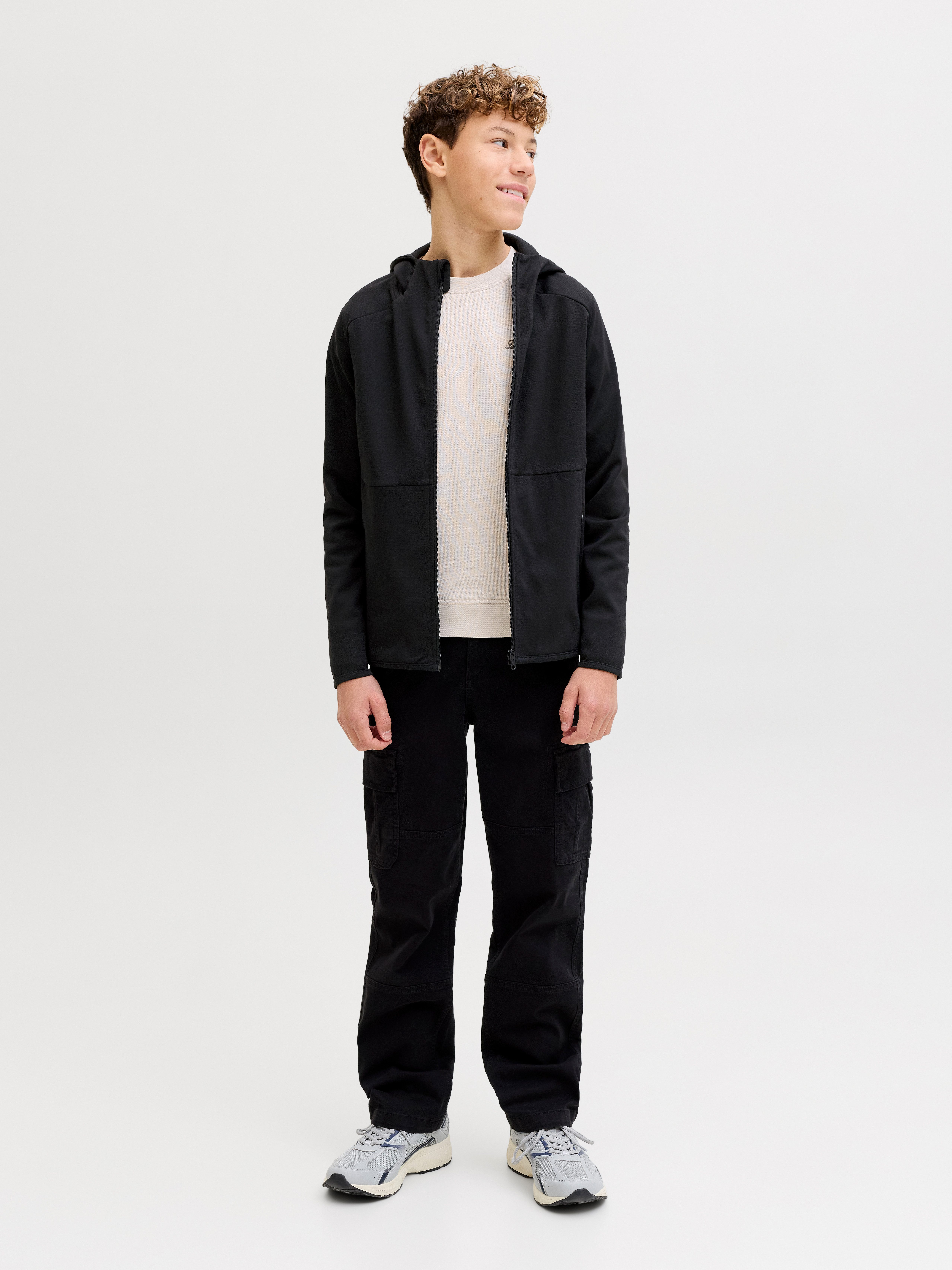 Jack & Jones Junior Sweatshirt JJEBASE SWEAT ZIP HOOD NOOS JNR – Bild 5 von 5
