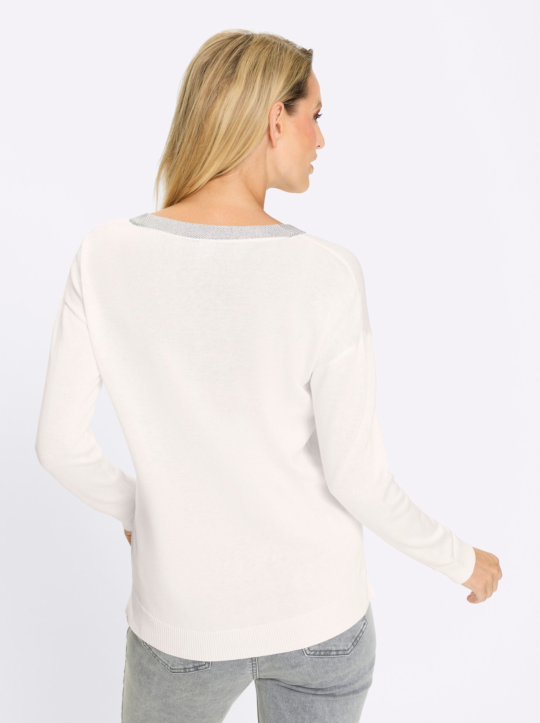heine Strickpullover Pullover Langarm Feinstrick günstig online kaufen