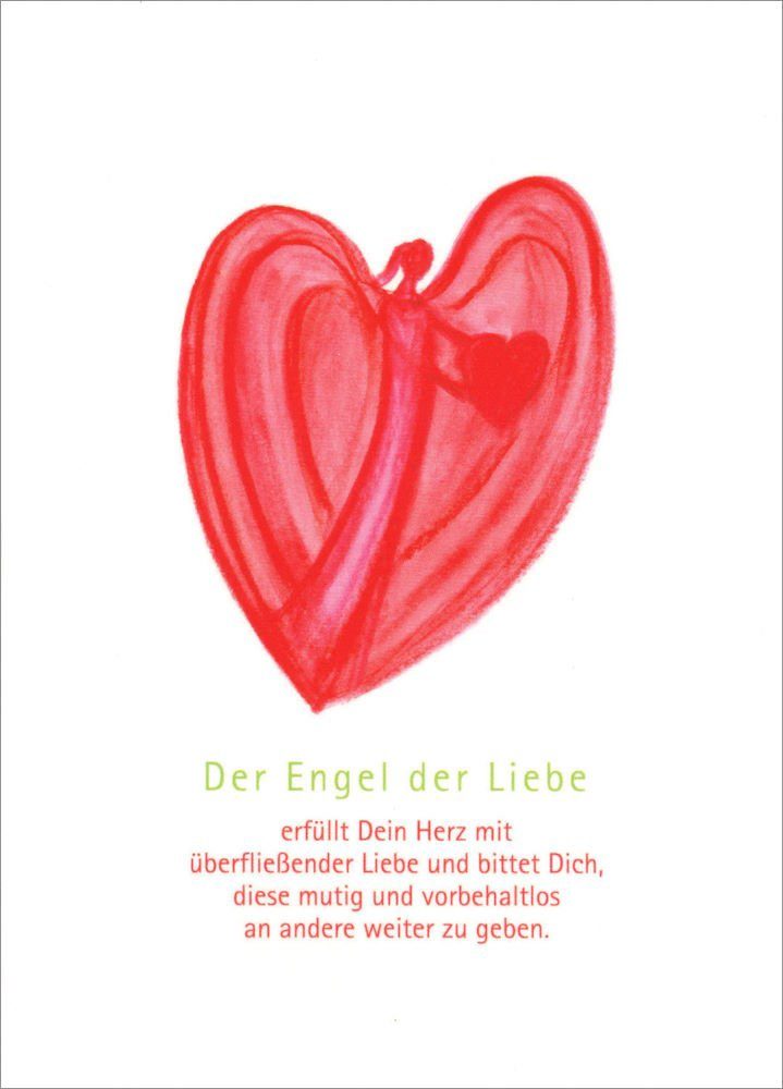 der Engel Postkarte "Der Liebe"