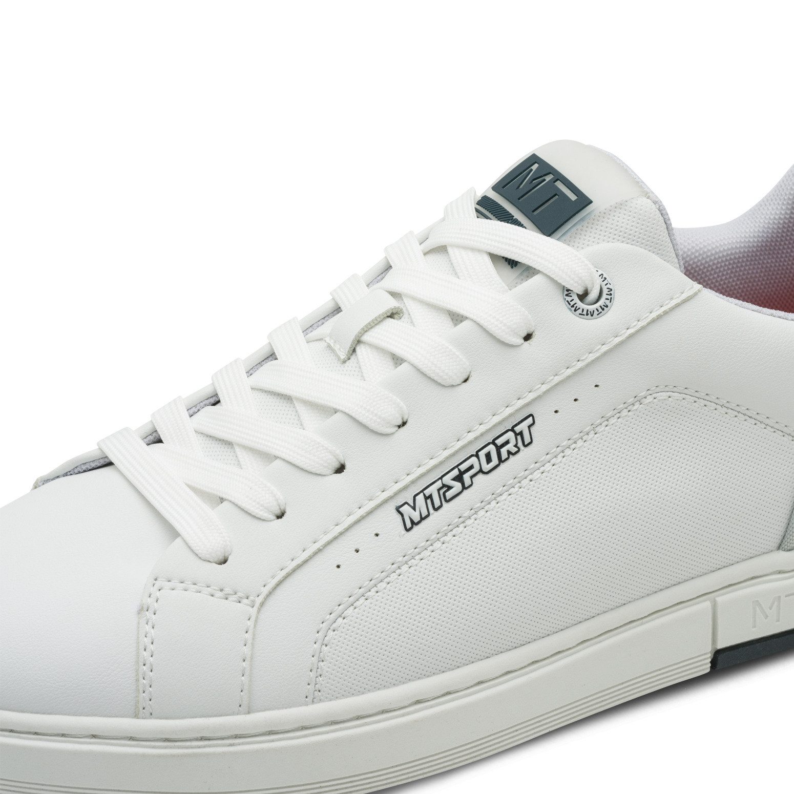 MARCO TOZZI Sneaker, Freizeitschuh, Halbschuh, Schnürer mit Ziernähten und Kontrastbesatz