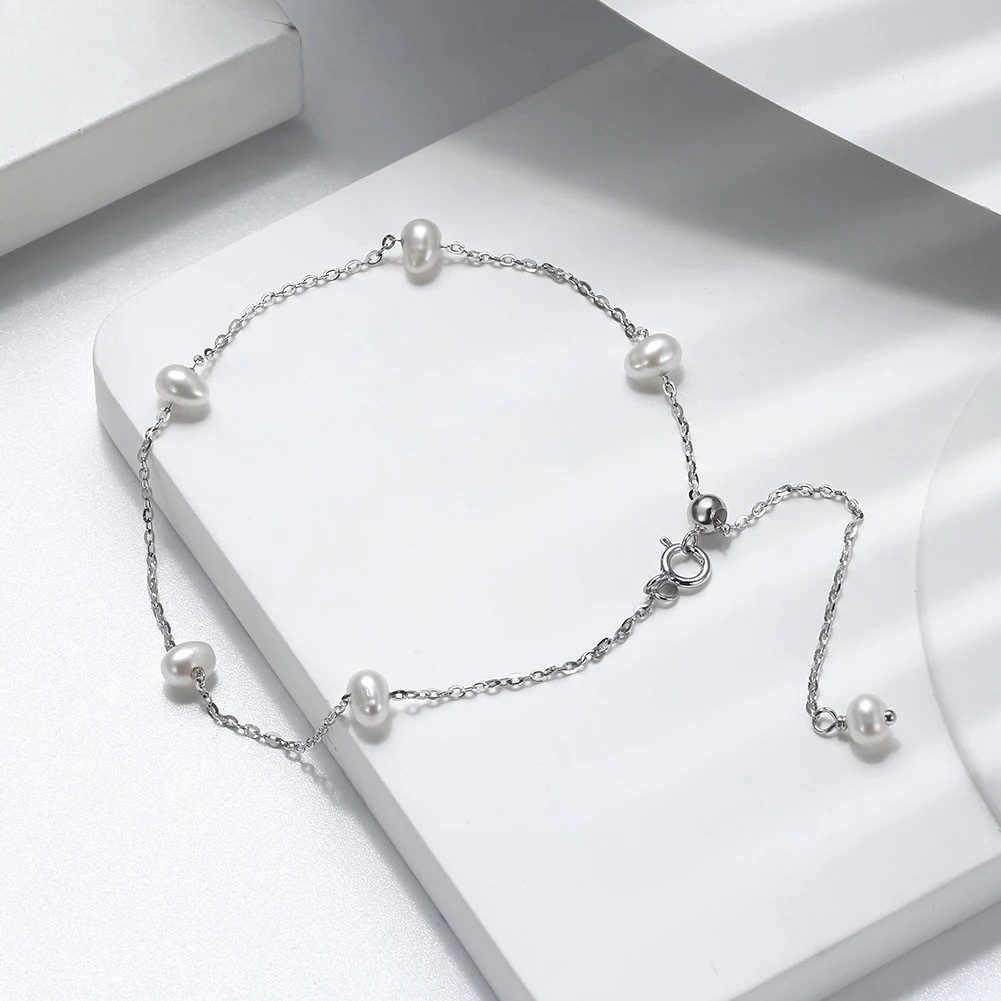 Runde Perlé Perlenarmband Hannah zart, minimalistisch, handgefertigtes Armb günstig online kaufen