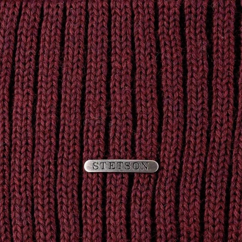 rot Markenemblem Wool Merino (nein) Beanie Stetson Stetson Beanie mit Beanie Northport
