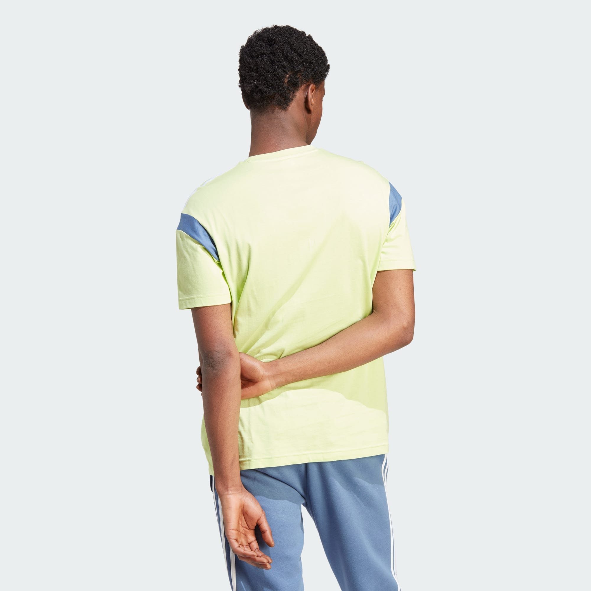 adidas T-Shirt Pulse COLOURBLOCK Sportswear Lime T-SHIRT