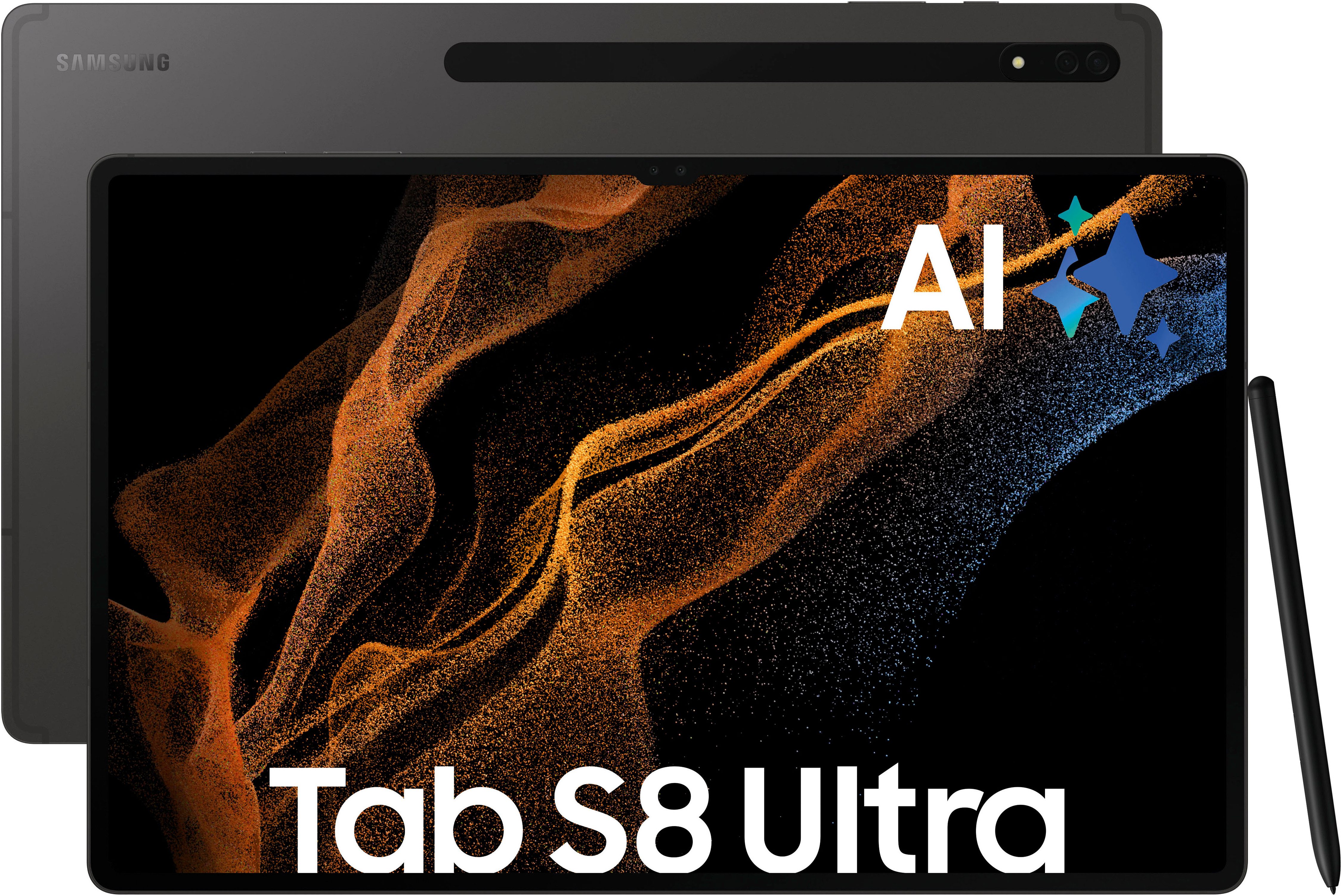 Samsung Galaxy Tab S8 Ultra Tablet (14,6", 256 GB, Android,One UI,Knox)