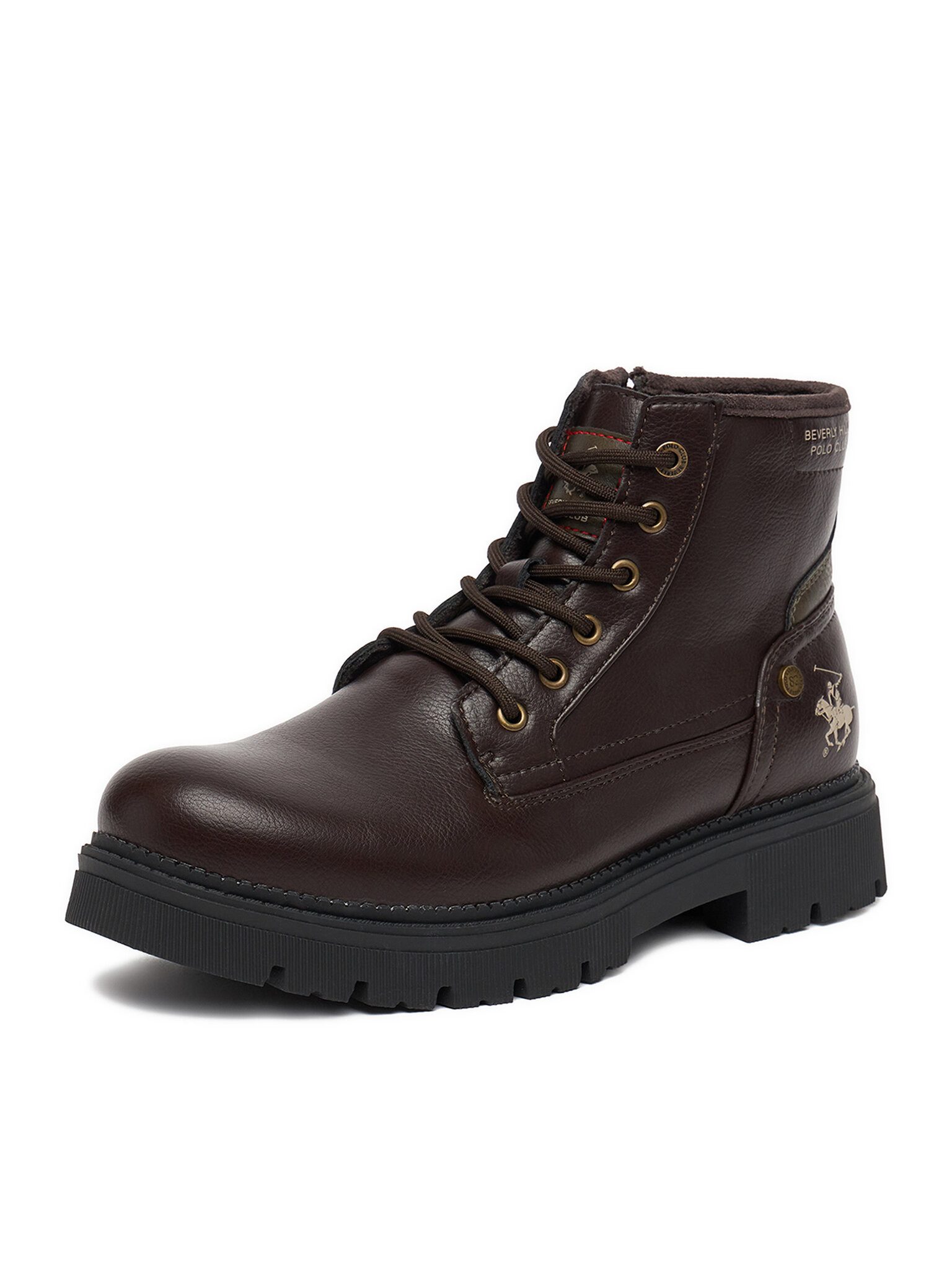 BEVERLY HILLS POLO CLUB Beverly Hills Polo Club Herrenschuhe Brown CEO-V5-10703 Schnürstiefel