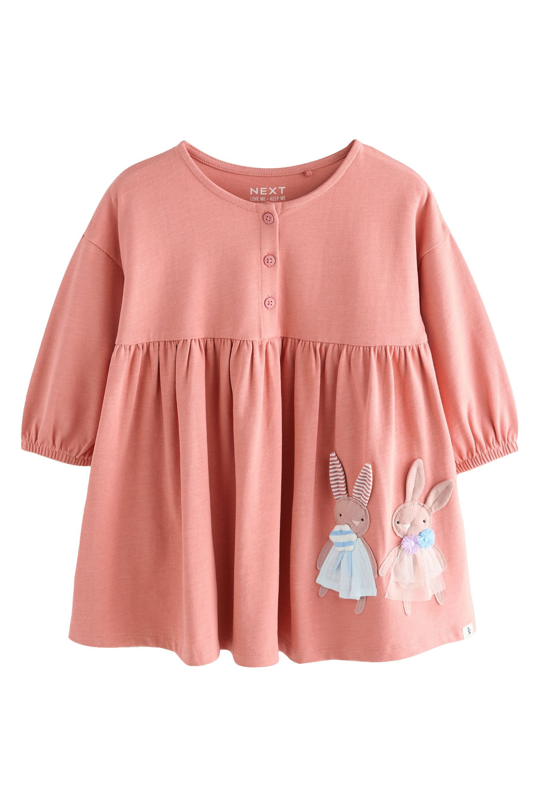 Next Jerseykleid Langärmeliges Kleid aus 100% günstig online kaufen
