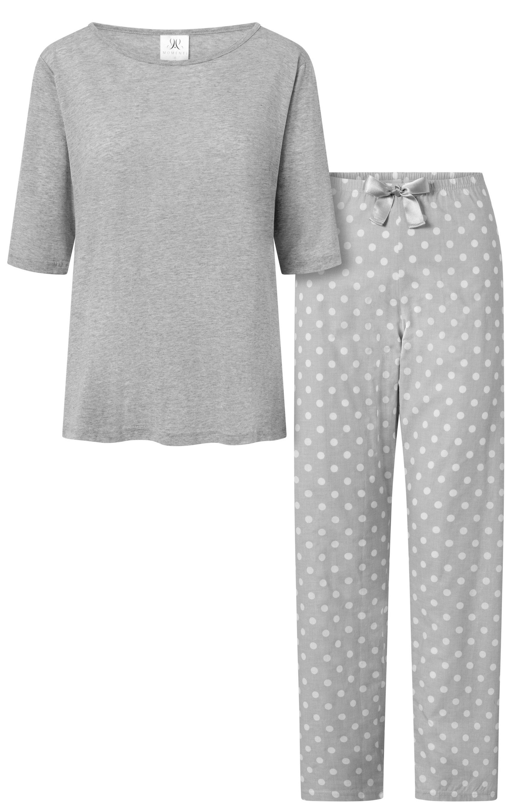 Momenti per me Schlafanzug Pyjama, mit günstig online kaufen