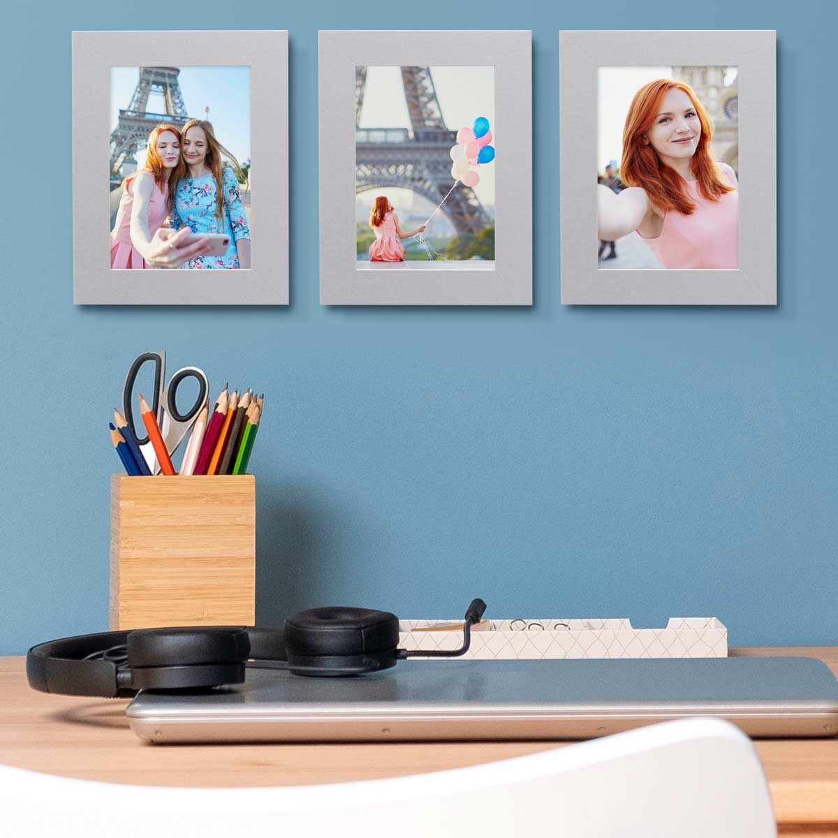 PHOTOLINI Bilderrahmen 3er Set breite Rahmen, günstig online kaufen