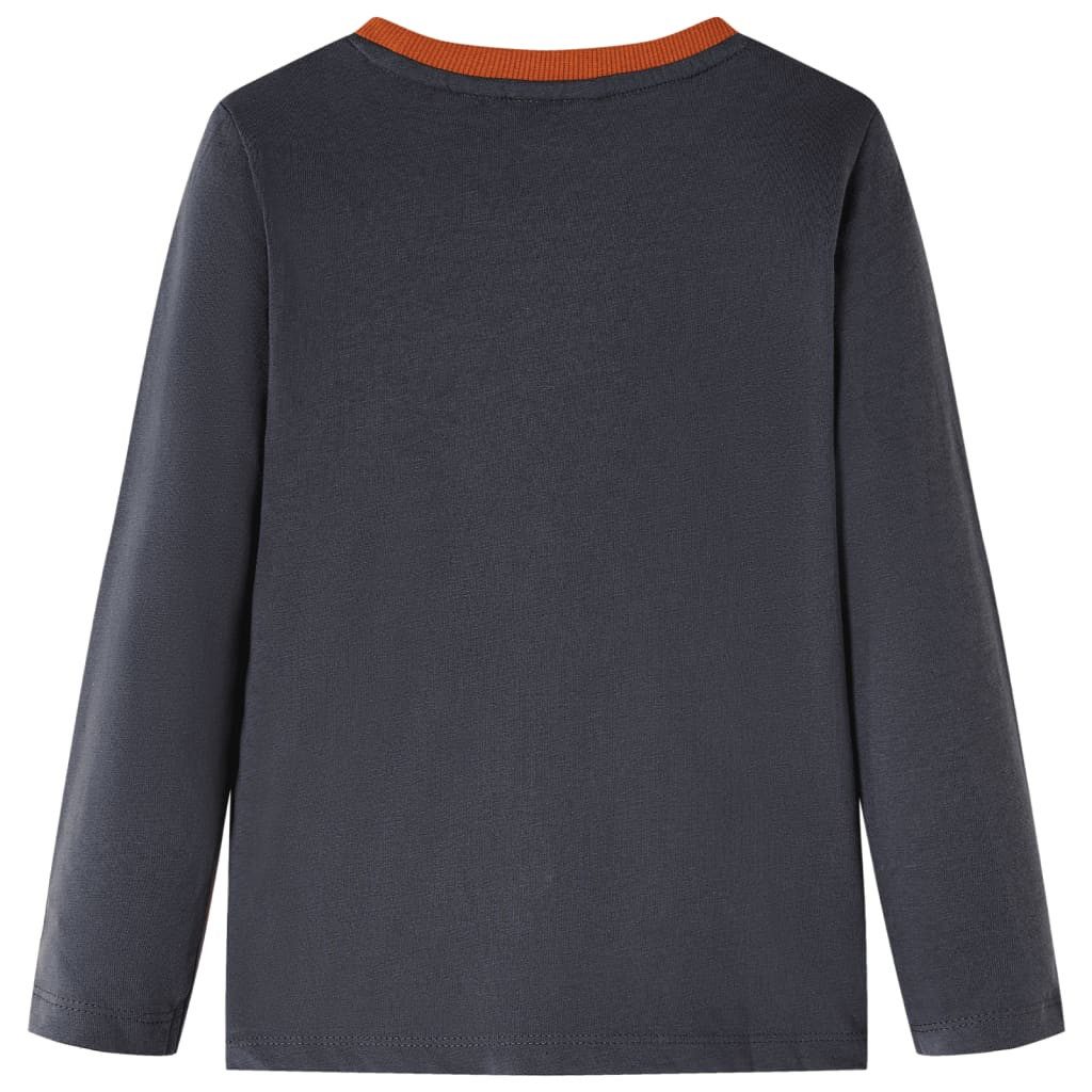 vidaXL Langarmshirt Kinder-Langarmshirt Anthracite 116