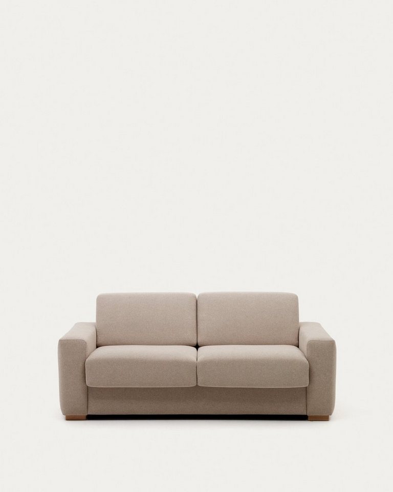 Natur24 Schlafsofa 3-Sitzer-Bettsofa Anley 204 x 89 x 97 cm Beige  Sitzgelegenheit Couch