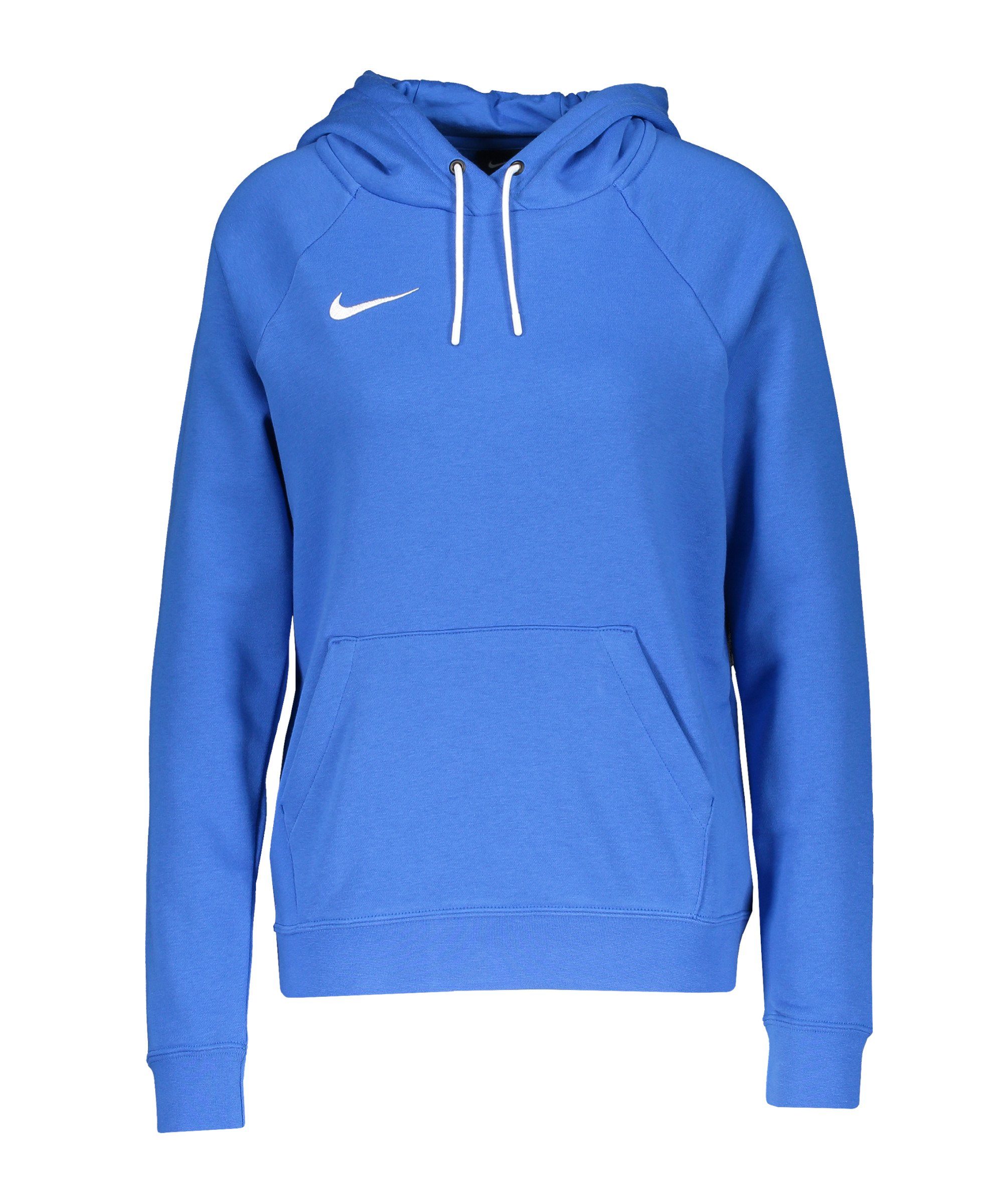 Nike Sweater Park 20 Fleece Hoody Damen blau