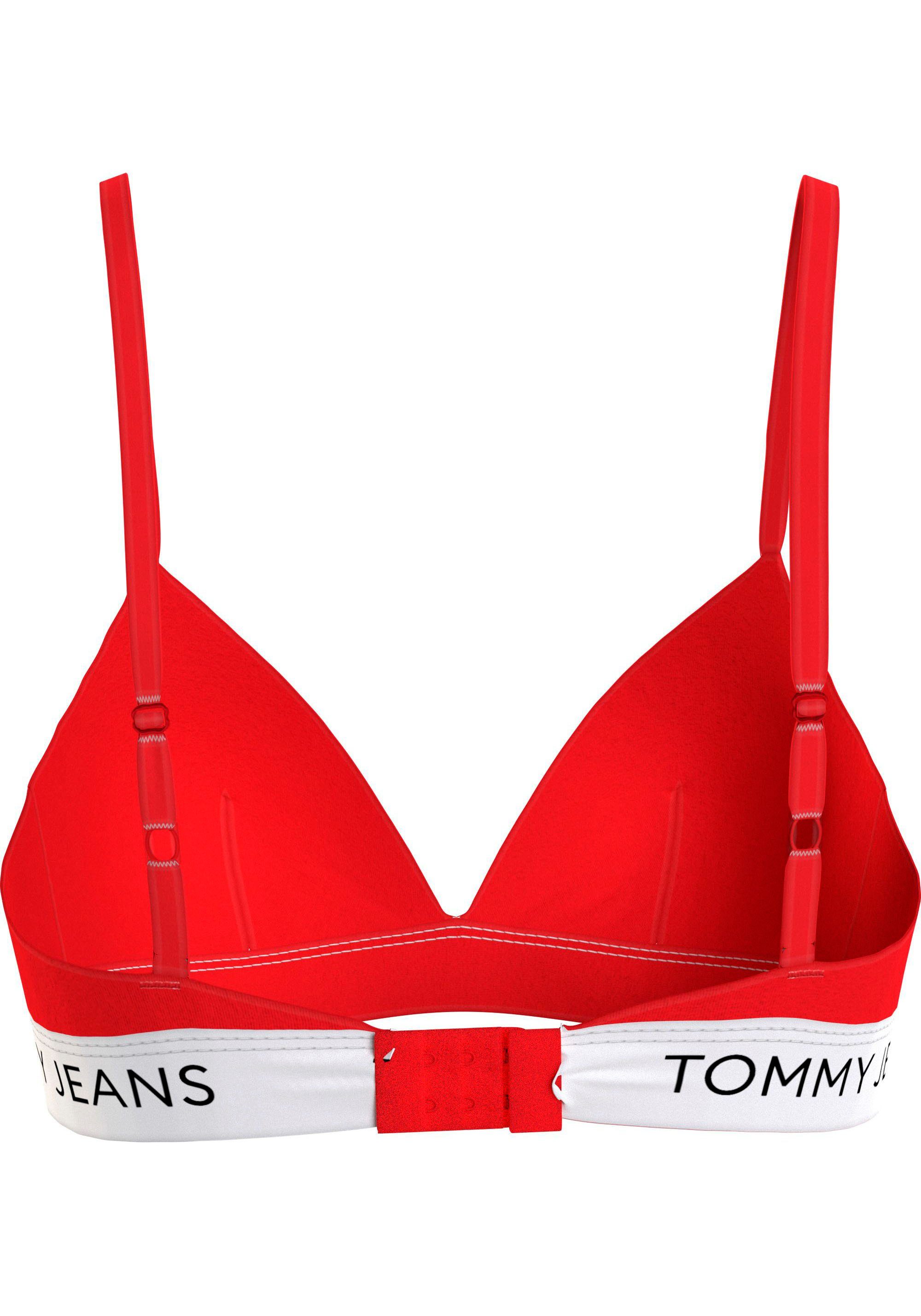 Tommy Hilfiger SIZES) Bügelloser PADDED Deep_Crimson Bund BH elastischem Underwear TRIANGLE (EXT mit