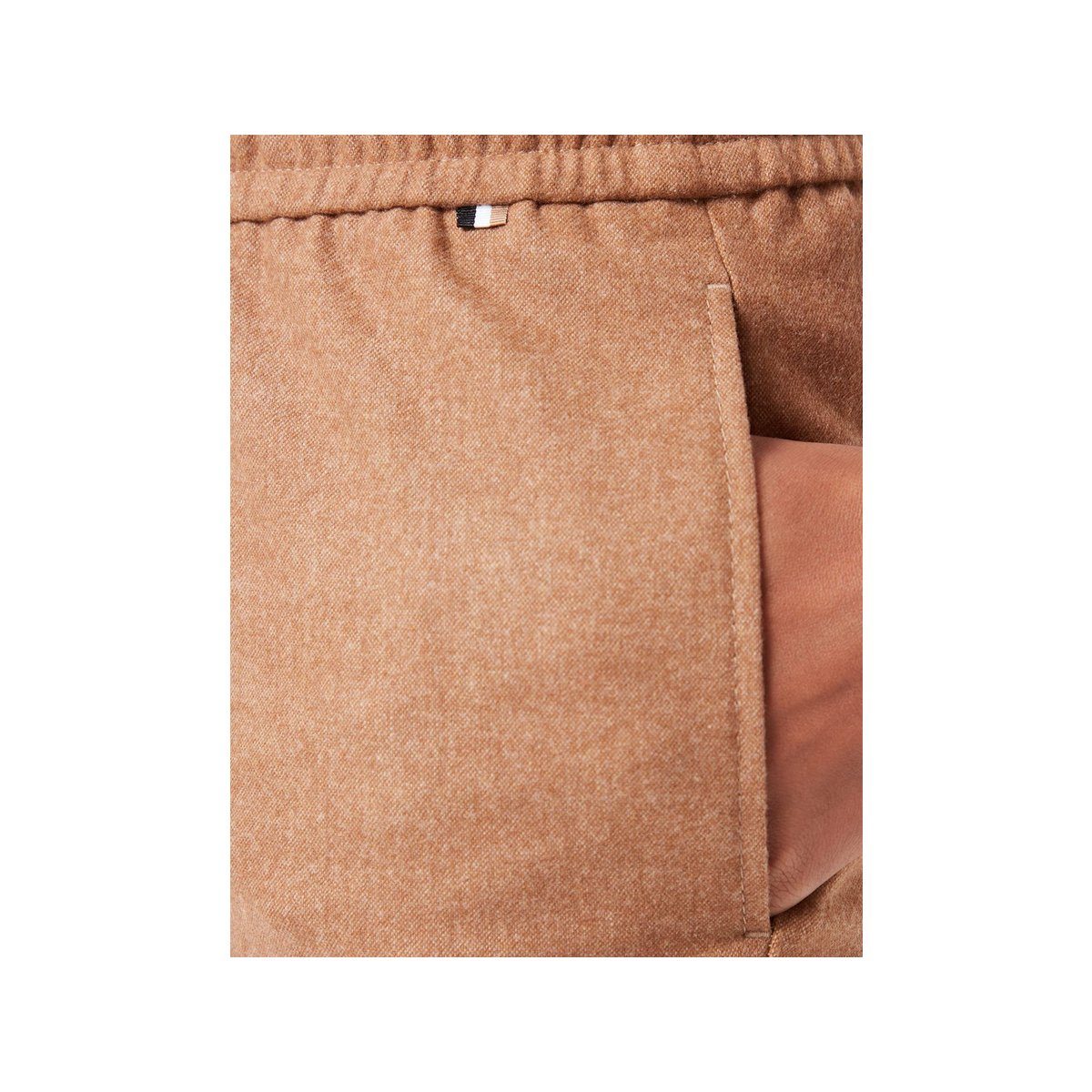 regular beige HUGO (1-tlg) Shorts