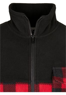 URBAN CLASSICS Winterjacke Urban Classics Herren Patterned Polar Fleece Track Jacket (1-St)