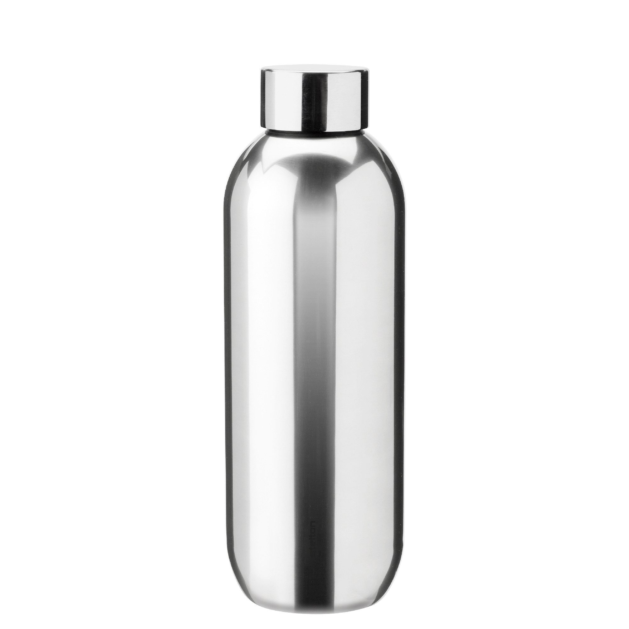 Stelton Thermobecher Stelton Keep Cool Isolierflasche 600 ml, Edelstahl, pulverlackiert,PP Kunststoff,Silikone