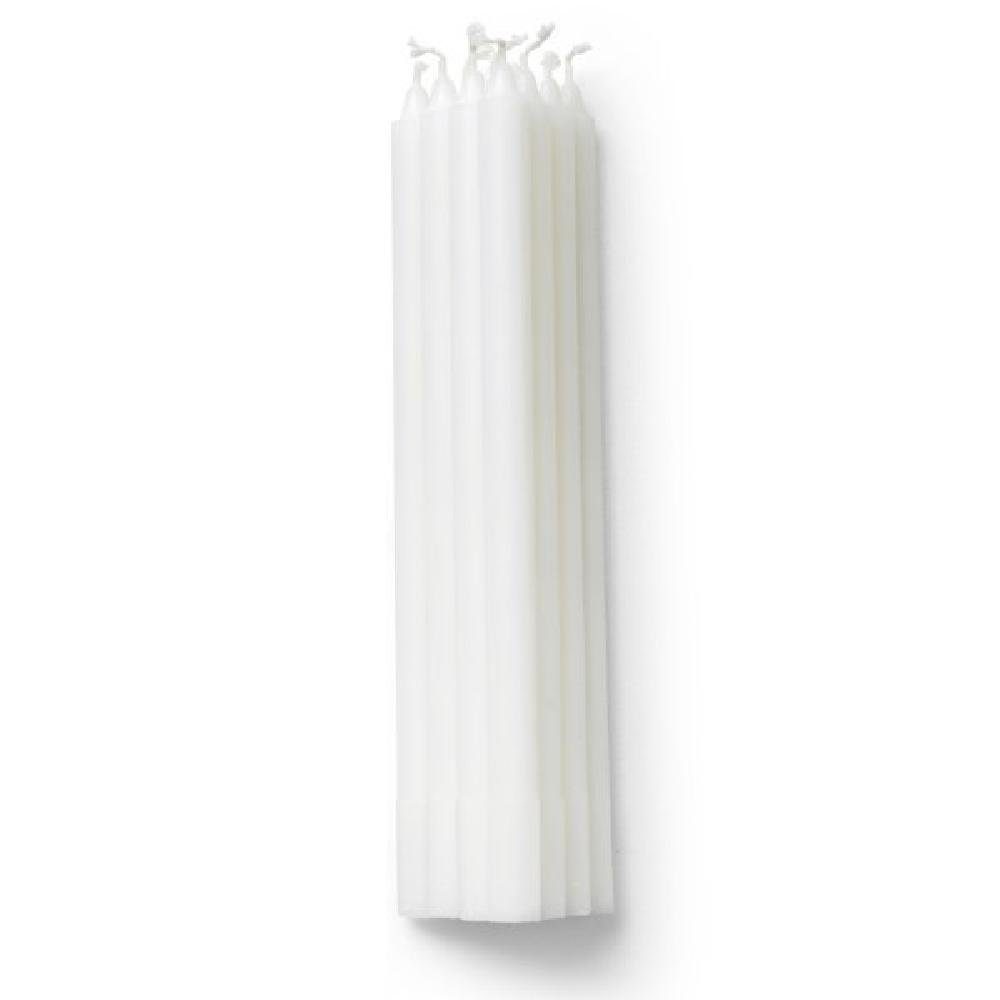 Dottir Nordic Design Tafelkerze Kerzen weiß 13 mm (10-teilig)