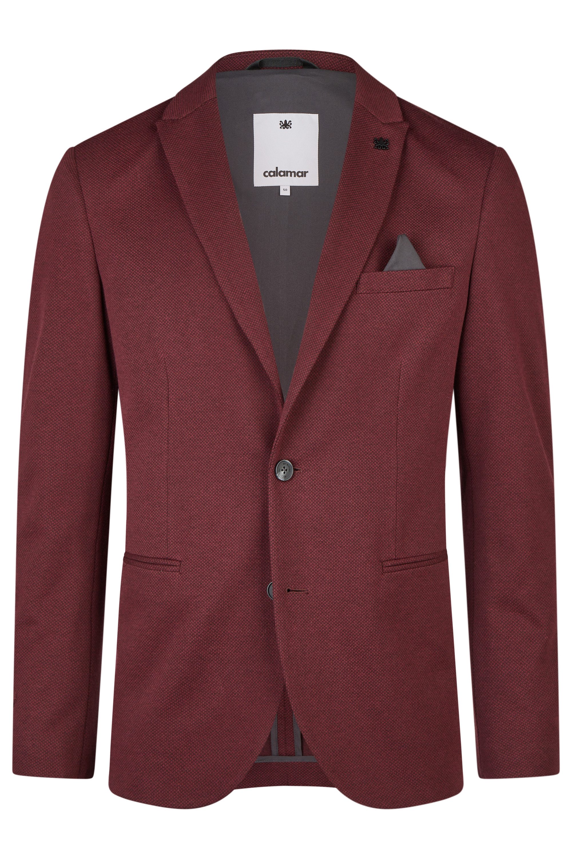 Calamar Sakko Halbgefüttertes Jersey-Sakko