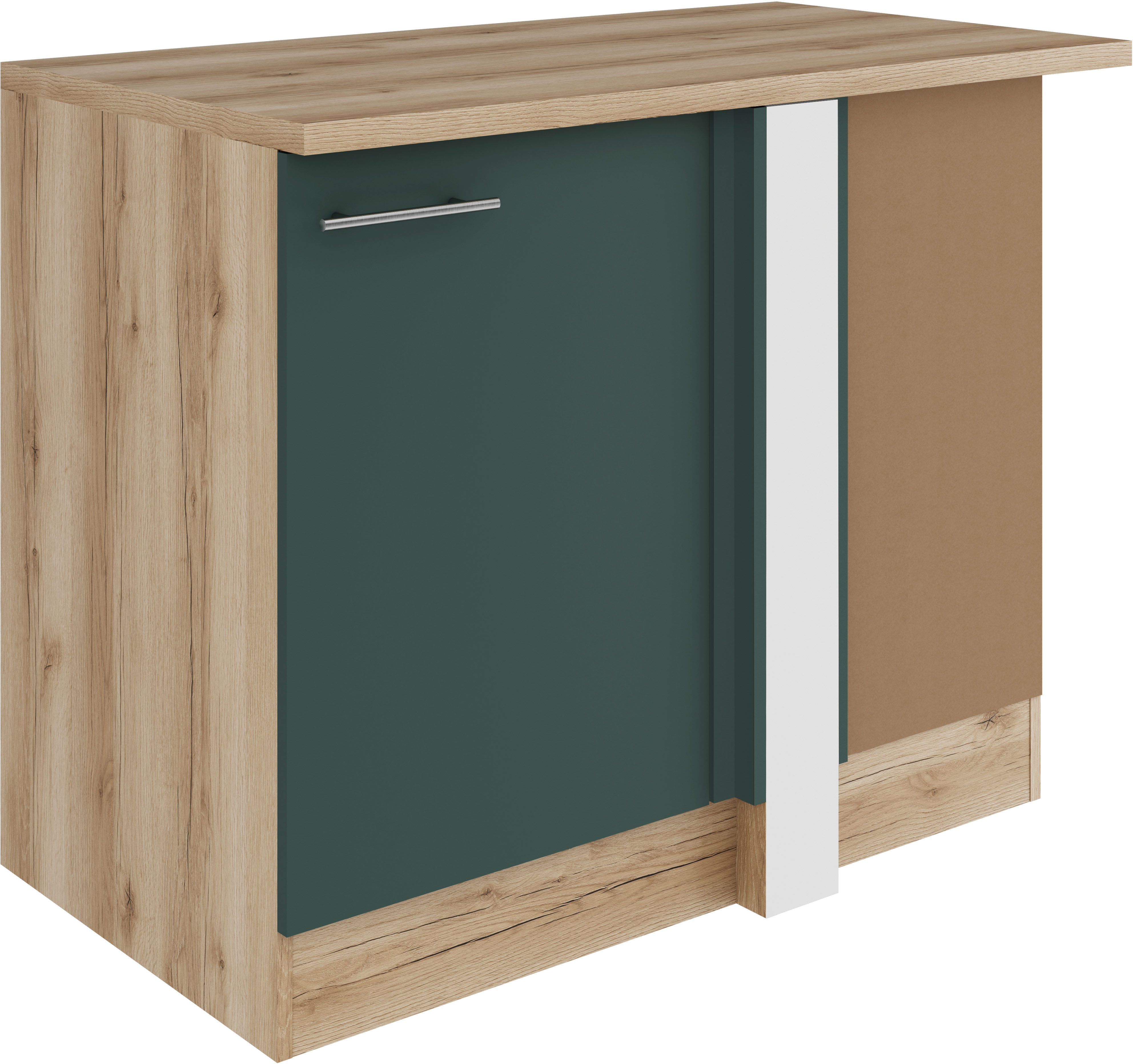 OPTIFIT Eckunterschrank Bella Breite 100 cm, zur Weitergestaltung mit einem Geschirrspüler