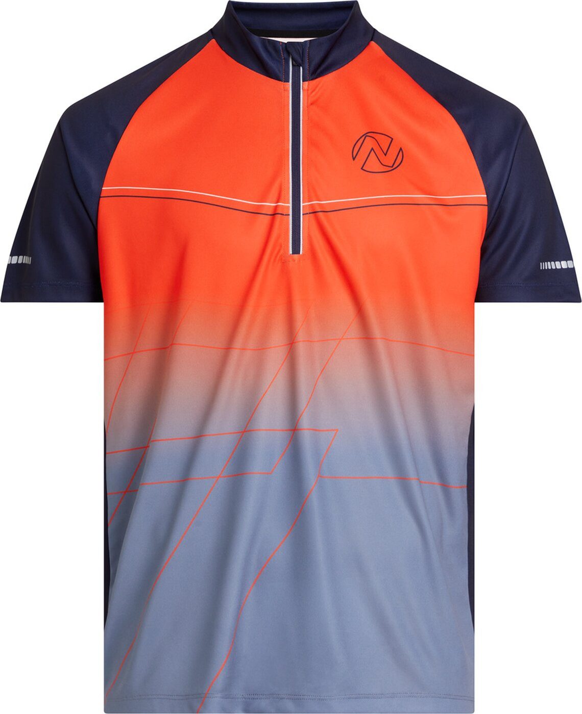 NAKAMURA Radtrikot He.-Fahrrad-Trikot Fedor II M BLUE DARK/RED