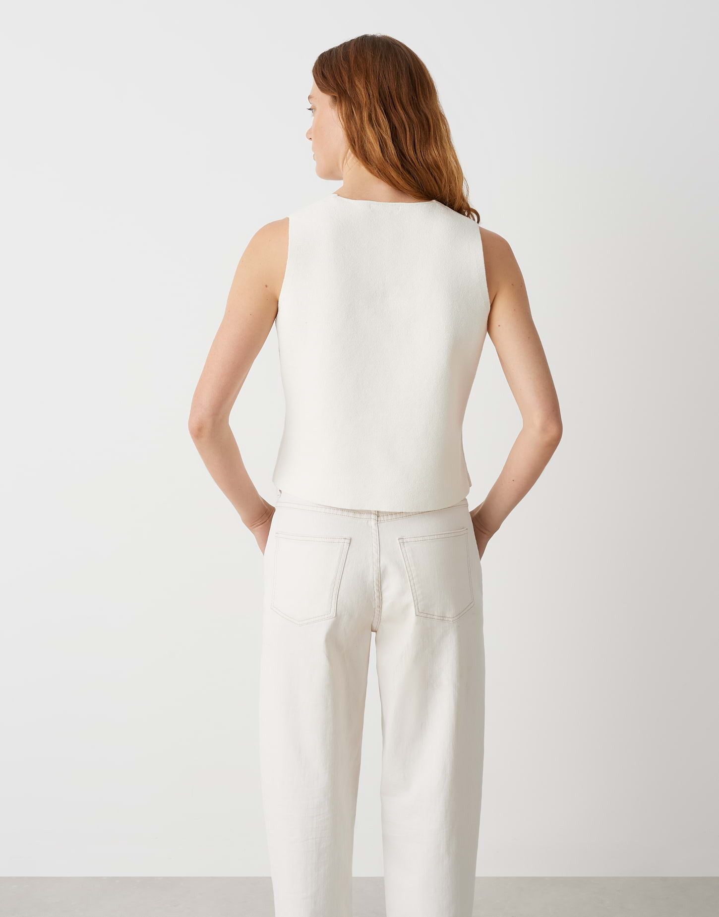 OPUS Strickweste DIFORA Slim aus Milano Strick