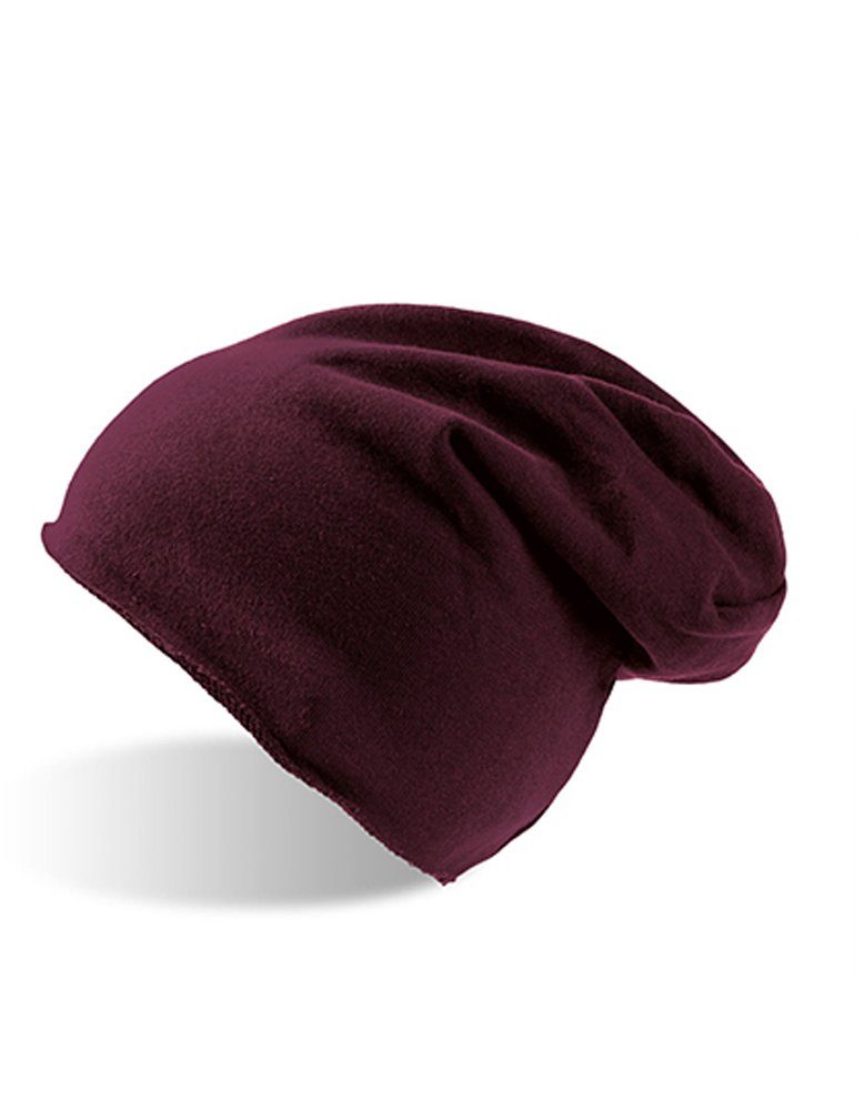 Atlantis Beanie Brooklin Mütze Burgundy Form Beanie lange