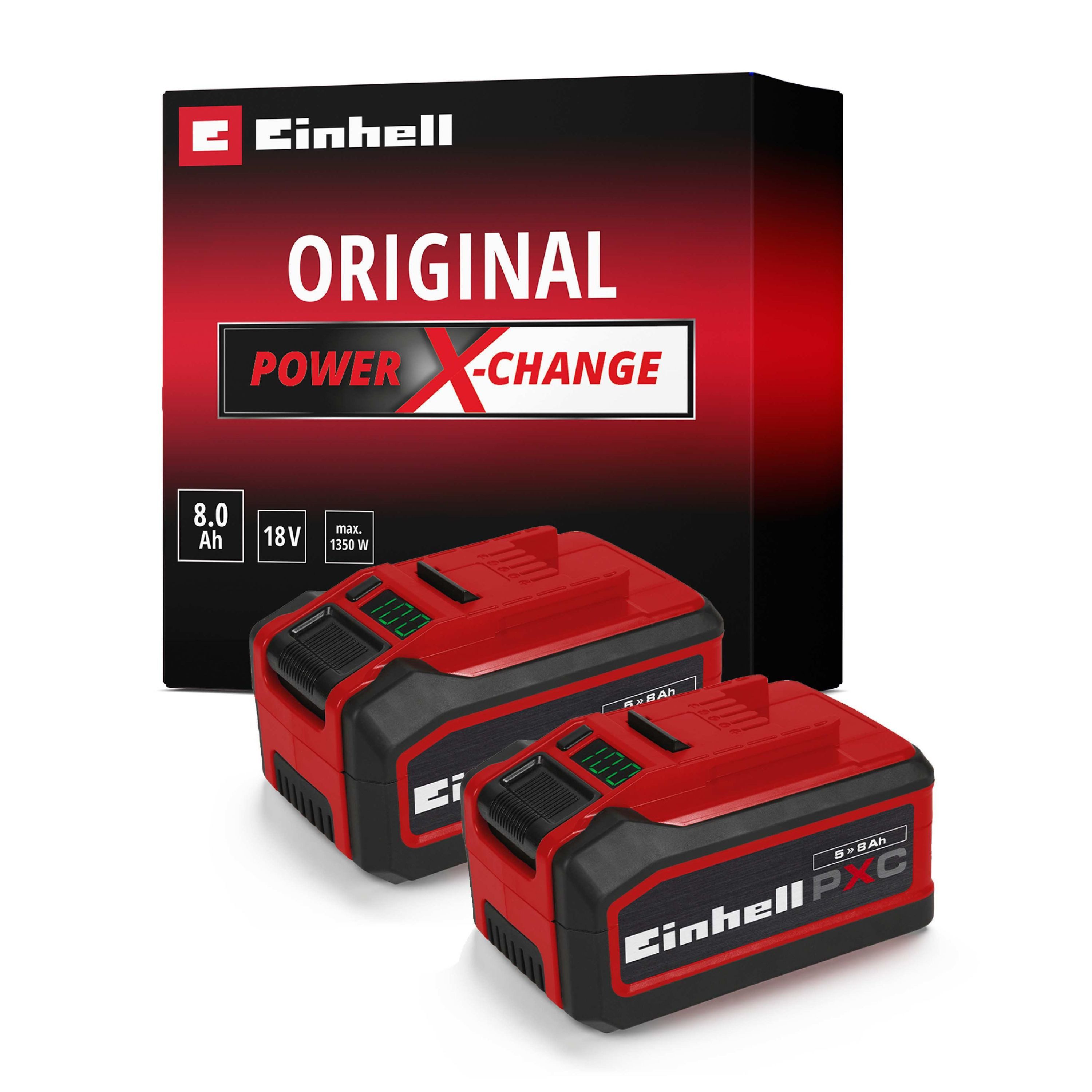 Einhell 2x 18V 5-8Ah PXC-Twinpack Akku