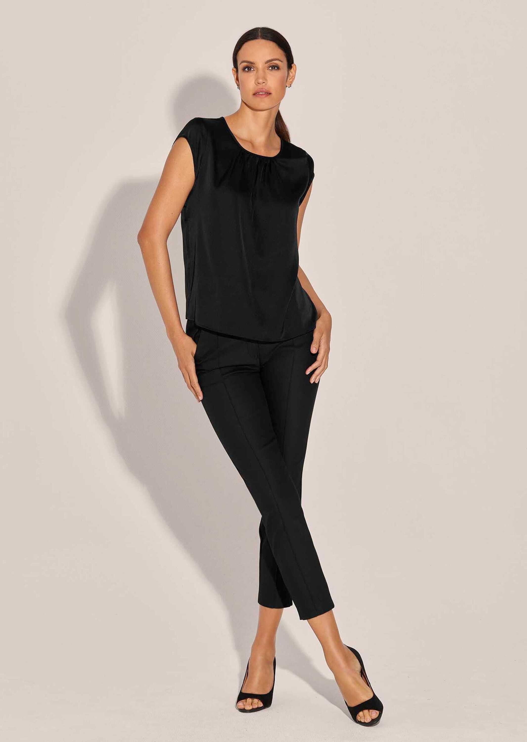 MADELEINE Shirtbluse Kurzes Satin-Shirt in trendstarker günstig online kaufen